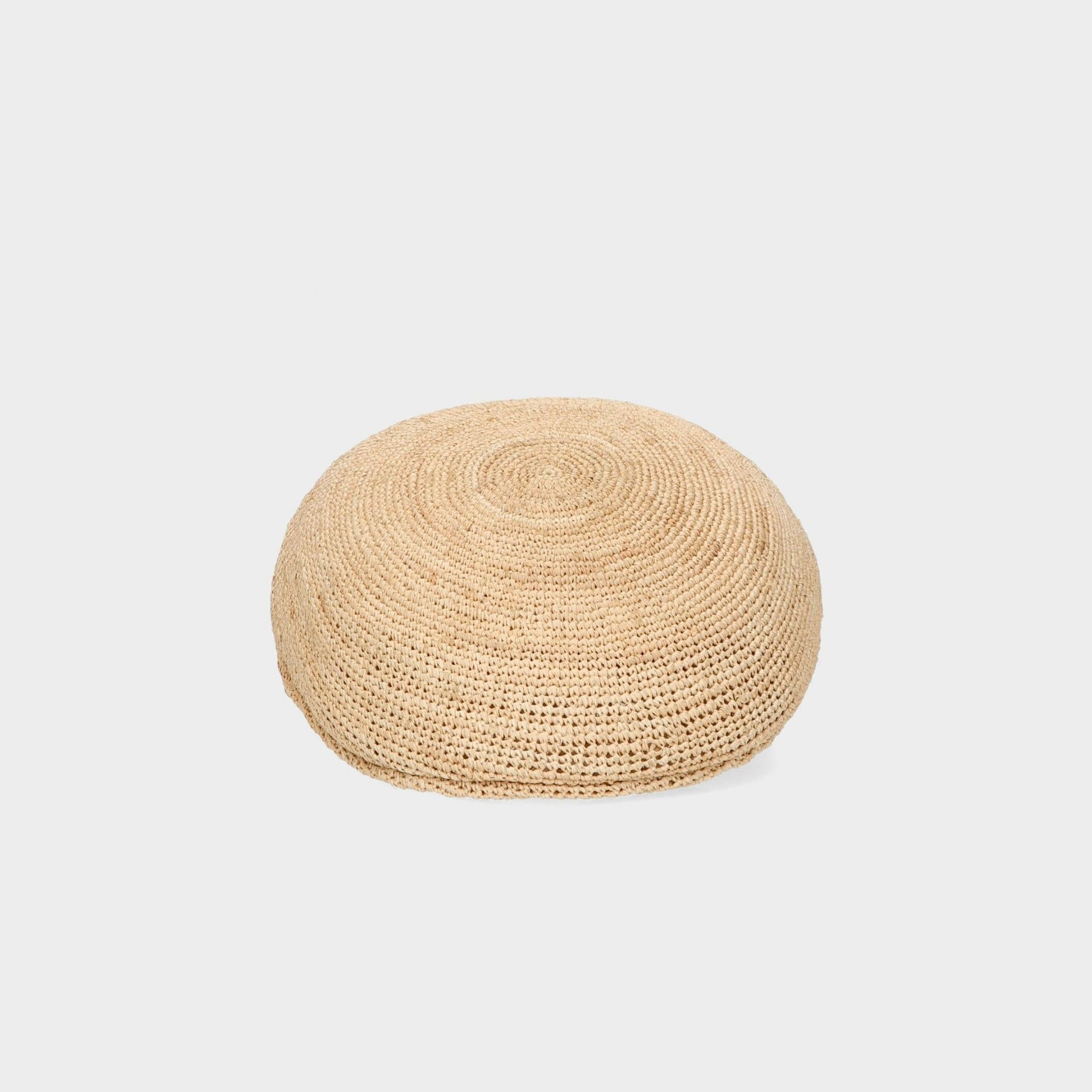 BORSALINO Berretto Miami Piatto Rafia Naturale  141267-00F3
