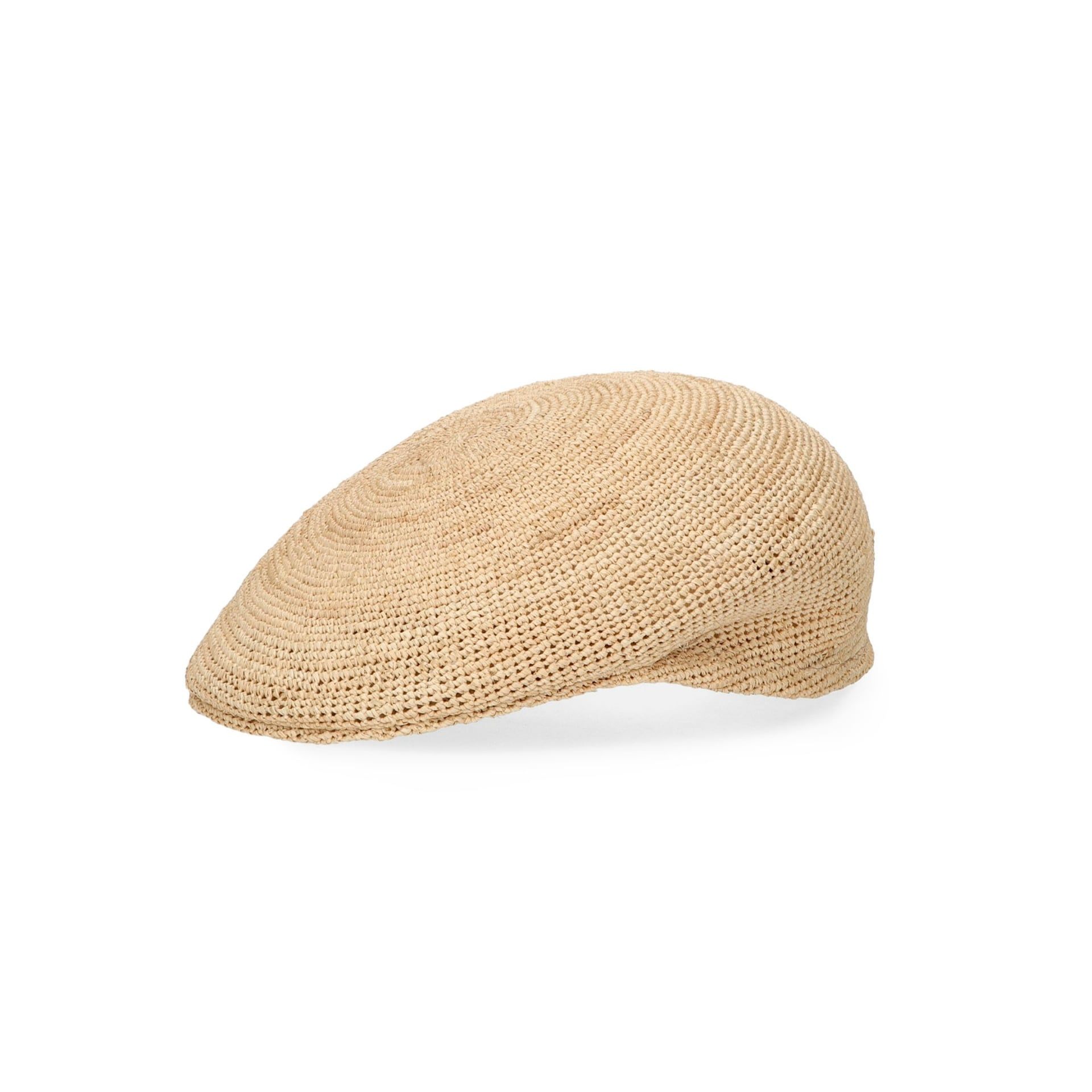 BORSALINO Berretto Miami Piatto Rafia Naturale  141267-00F3