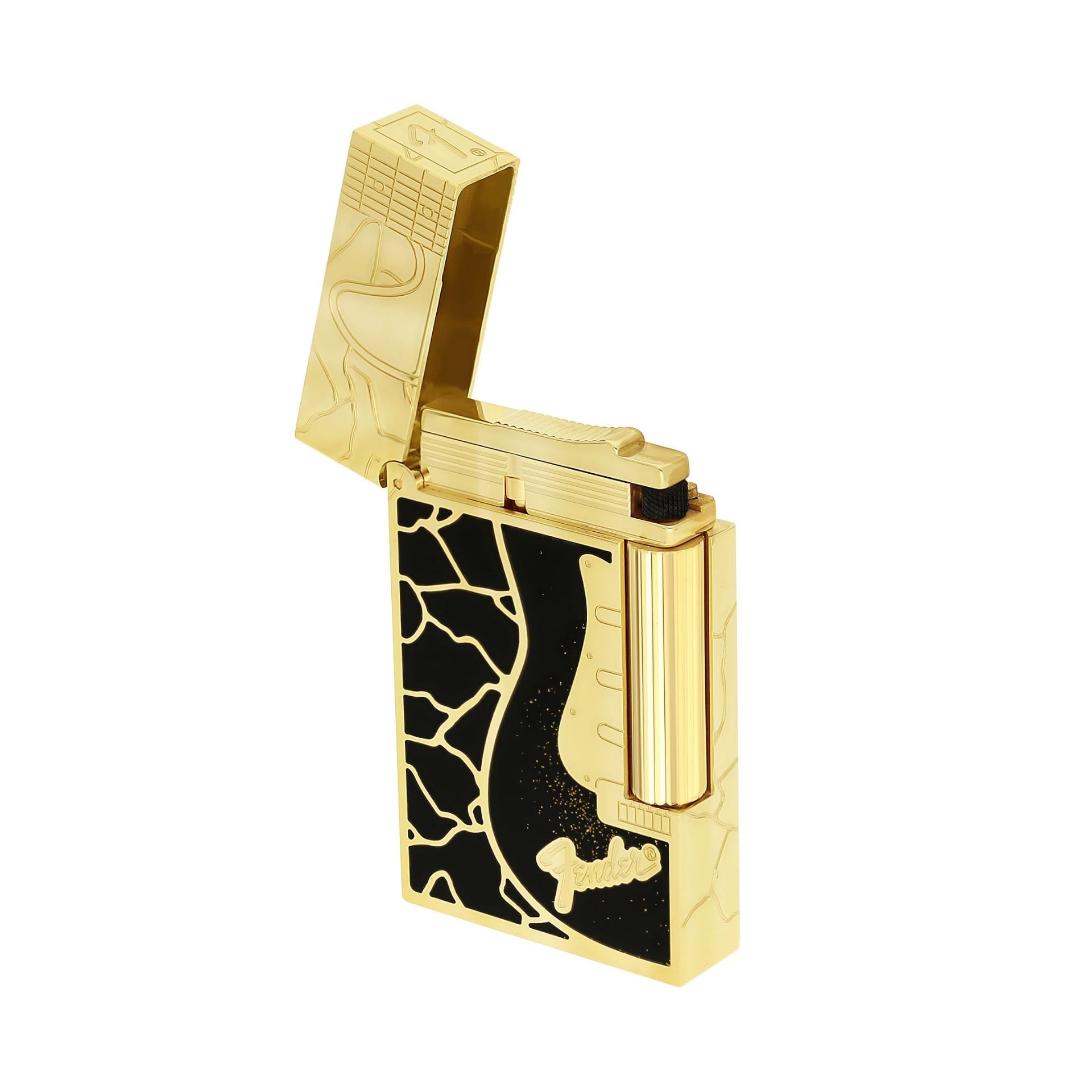 S. T. DUPONT Accendino Ligne 2 Fender Laccato Nero  C16025CL