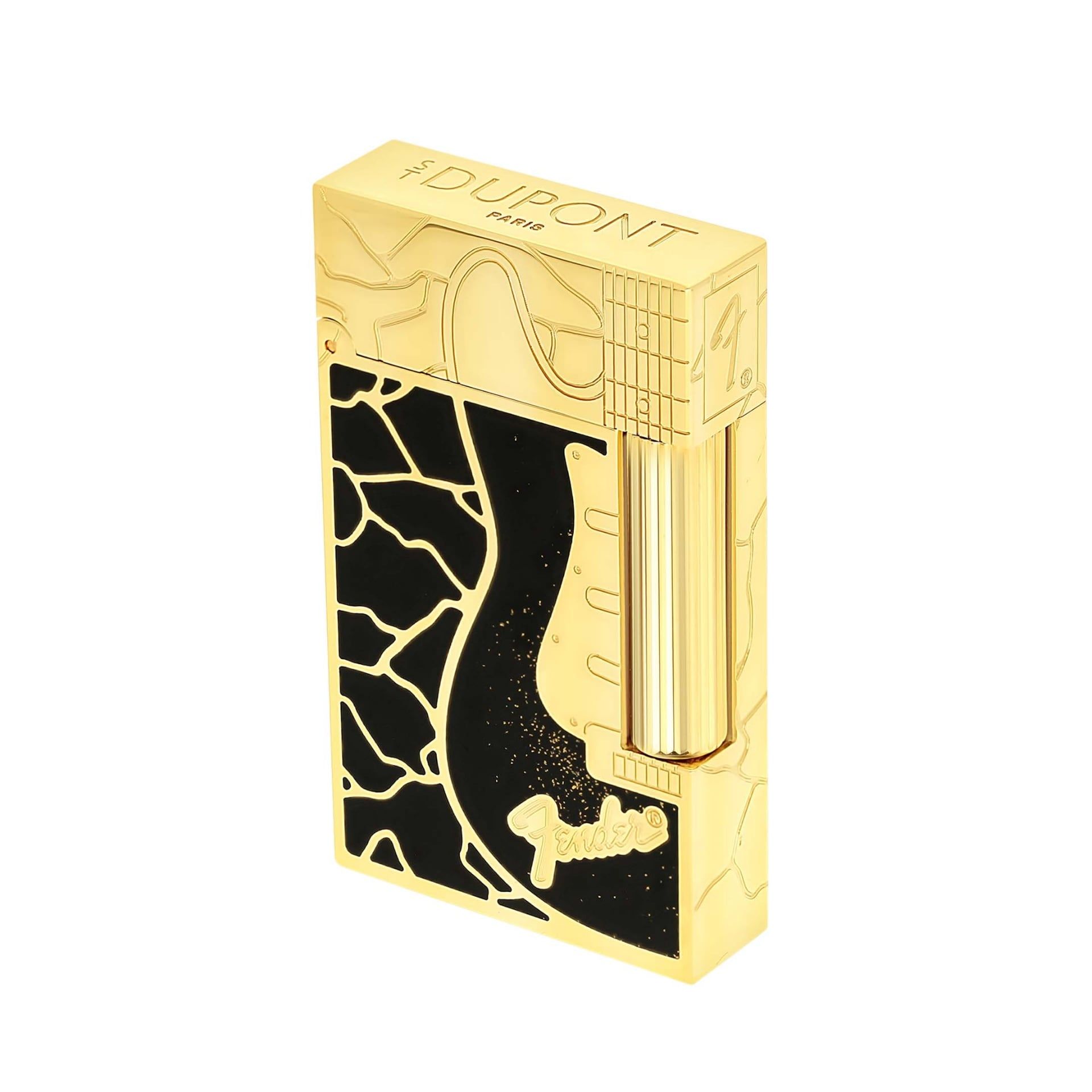 S. T. DUPONT Accendino Ligne 2 Fender Laccato Nero  C16025CL