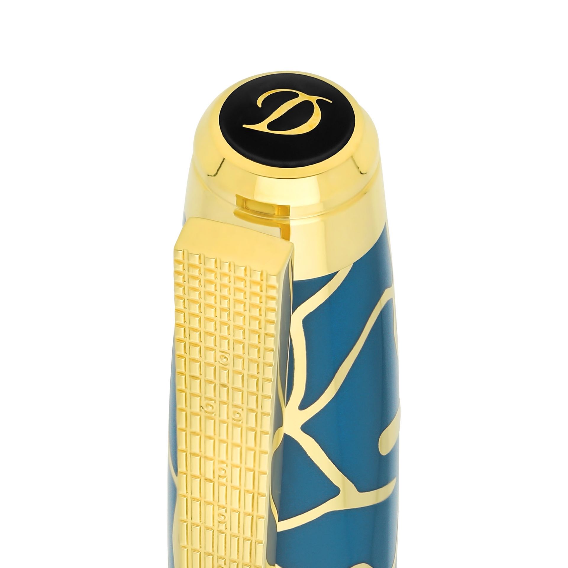 S. T. DUPONT Roller Line D Eternity Fender Blu Fender  422176L