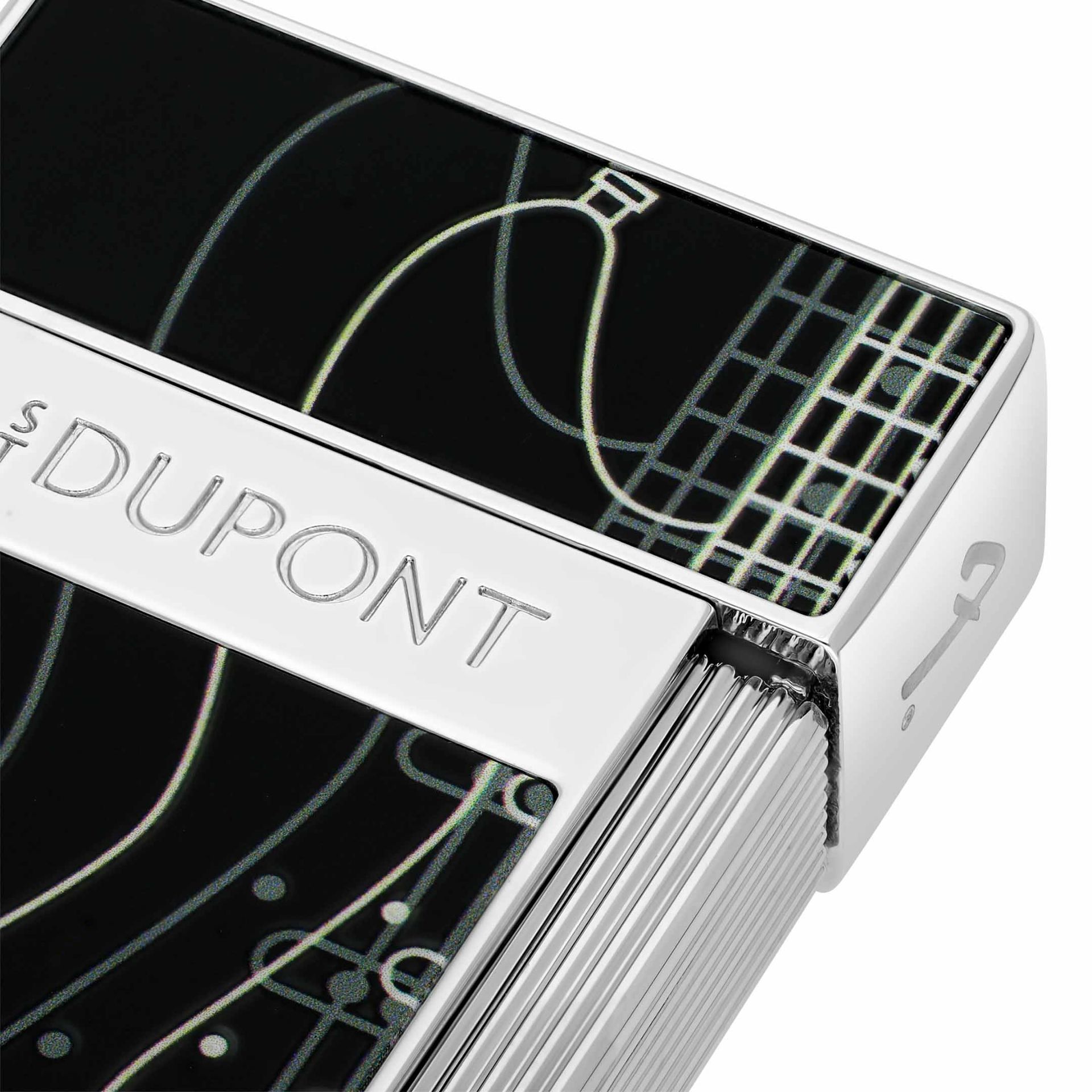 S. T. DUPONT Accendino Biggy Fender Laccato Nero  025025