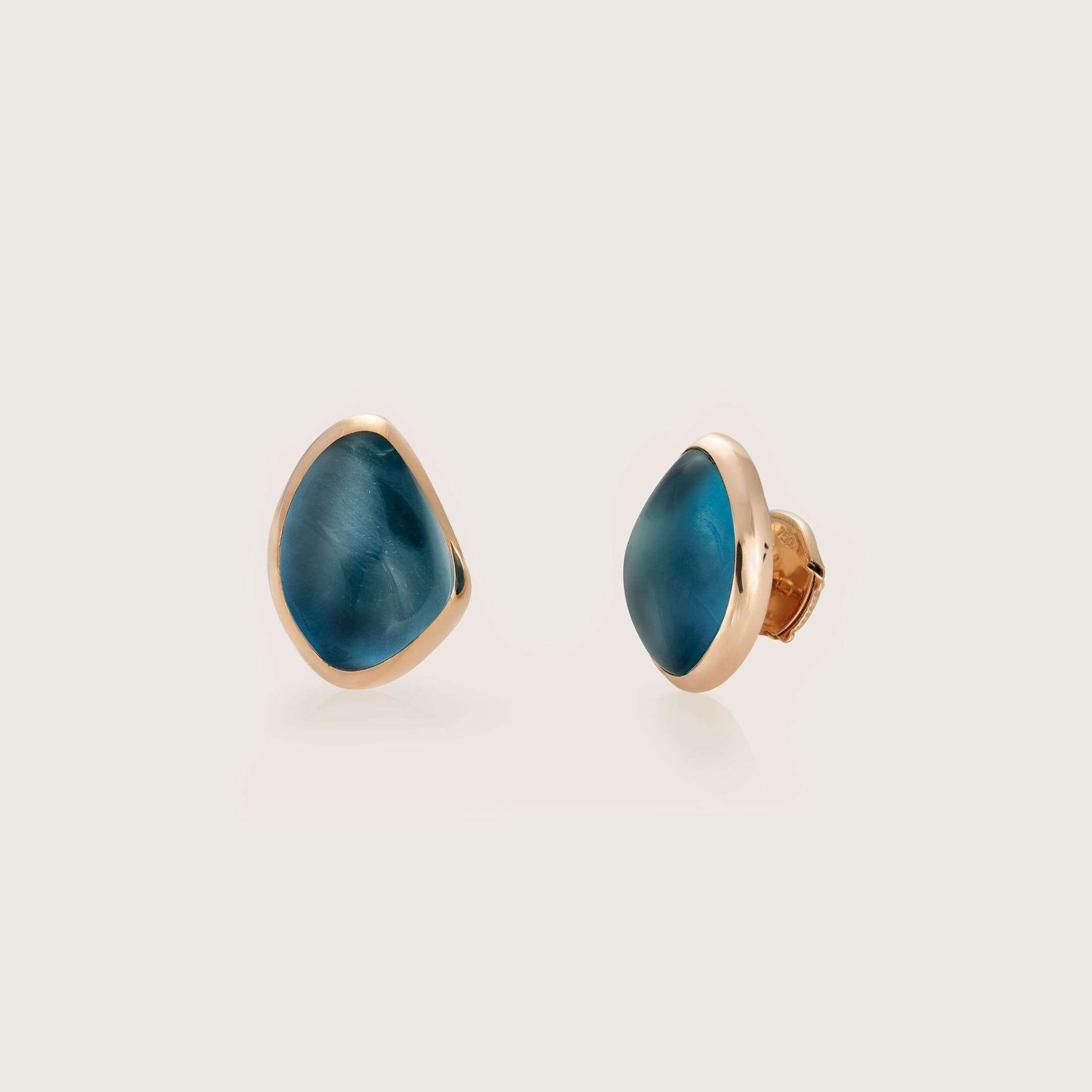 ASTRUA Orecchini Mykonos, Oro Rosa, Topazio MI25LBCTL.XSXS
