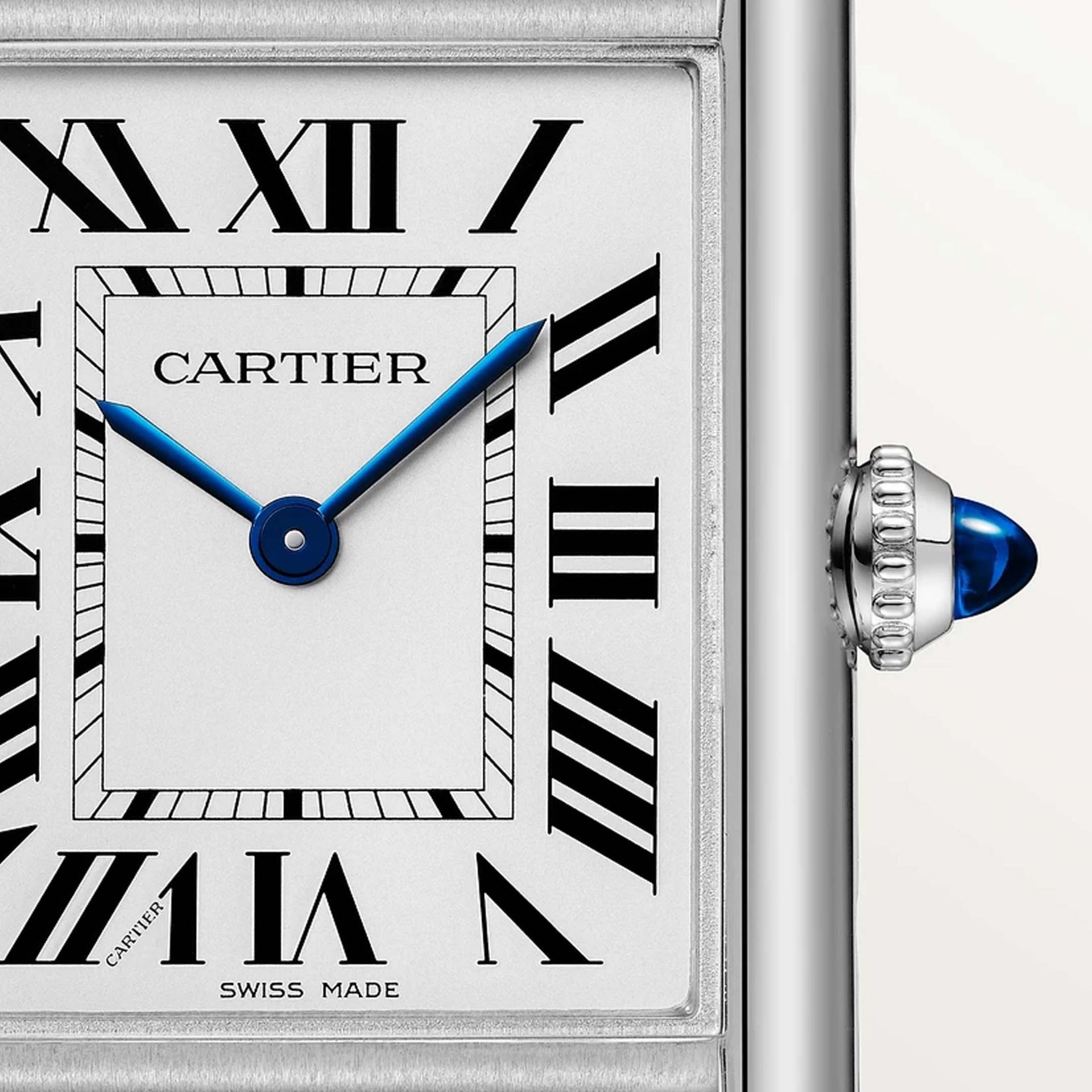 CARTIER Tank Must De Cartier Modello Grande, Acciaio, Solarbeat™ 33,7 x 25,5 MM WSTA0122