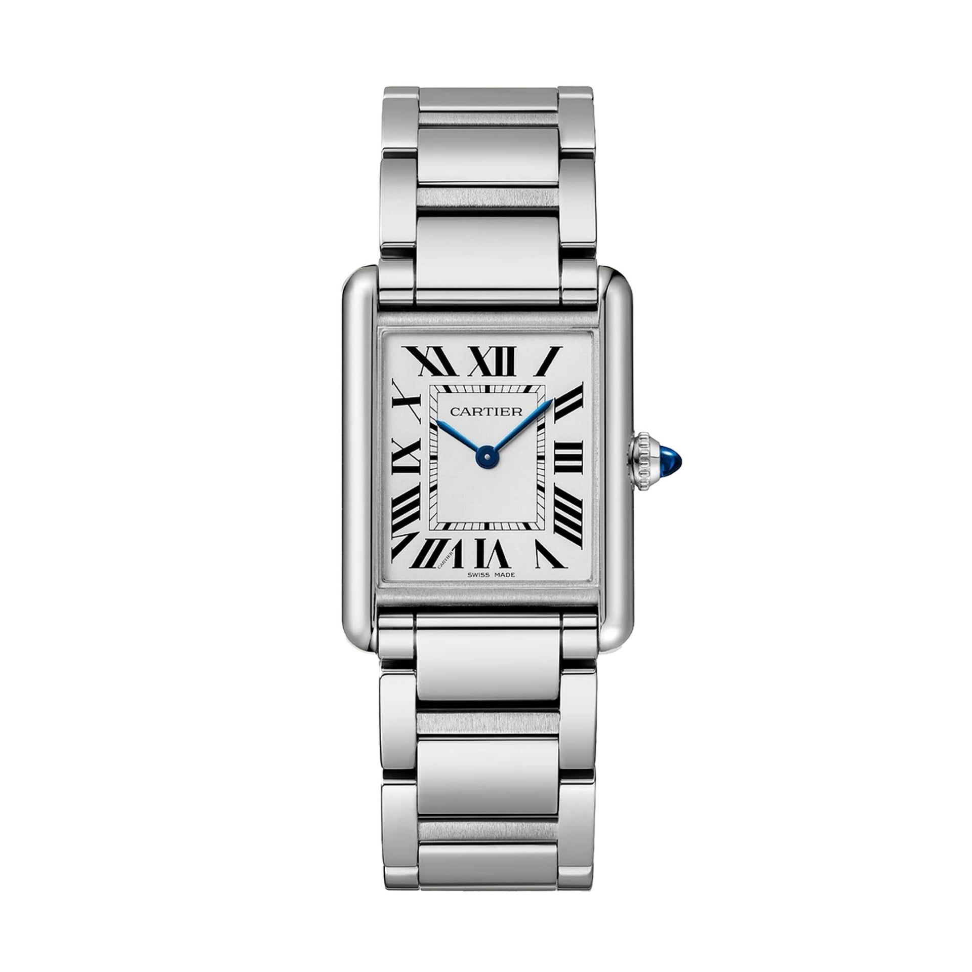 CARTIER Tank Must De Cartier Modello Grande, Acciaio, Solarbeat™ 33,7 x 25,5 MM WSTA0122
