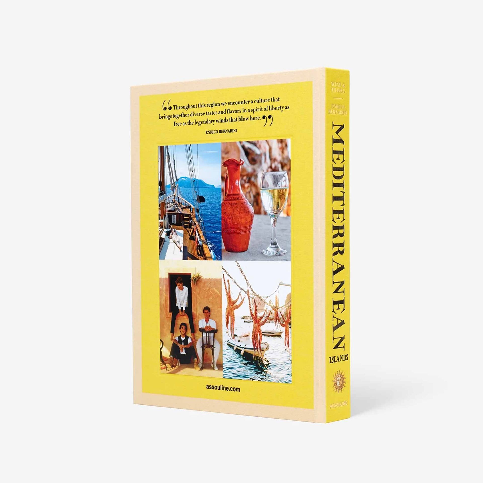 ASSOULINE Libro Wine & Travel Mediterranean Islands 25 x 3 x H 33 CM 9781649804983