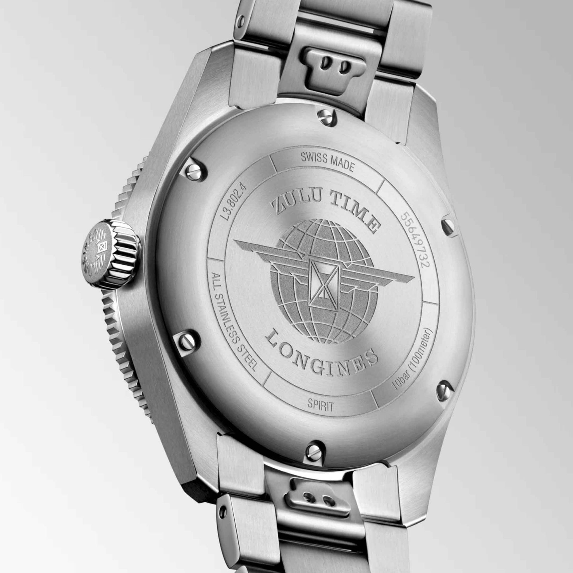 LONGINES Spirit Zulu Time 39 MM L3.802.4.50.6