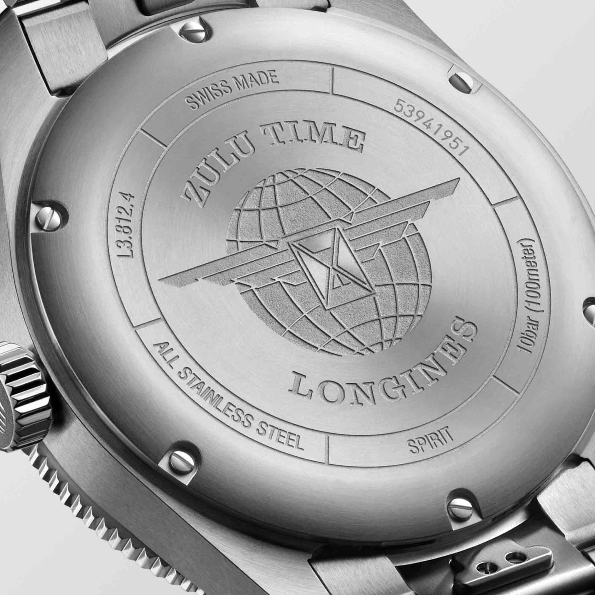 LONGINES Spirit Zulu Time 42 MM L3.812.4.50.6