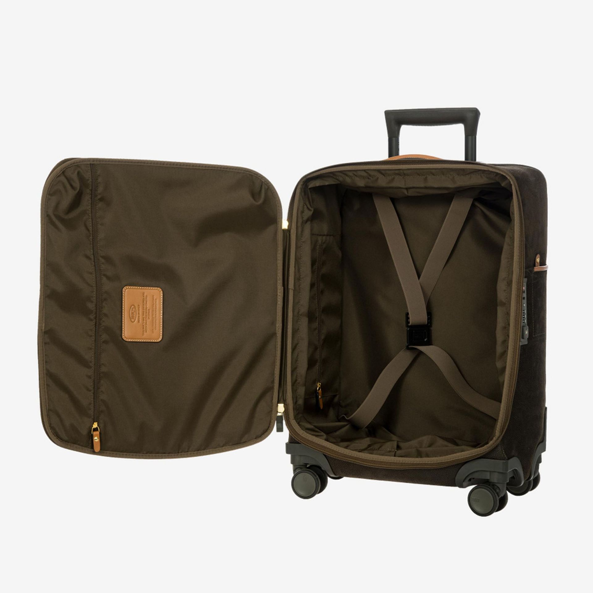 BRIC'S Trolley Cabina Life Compound con Porta PC Olive  BLF15290.378