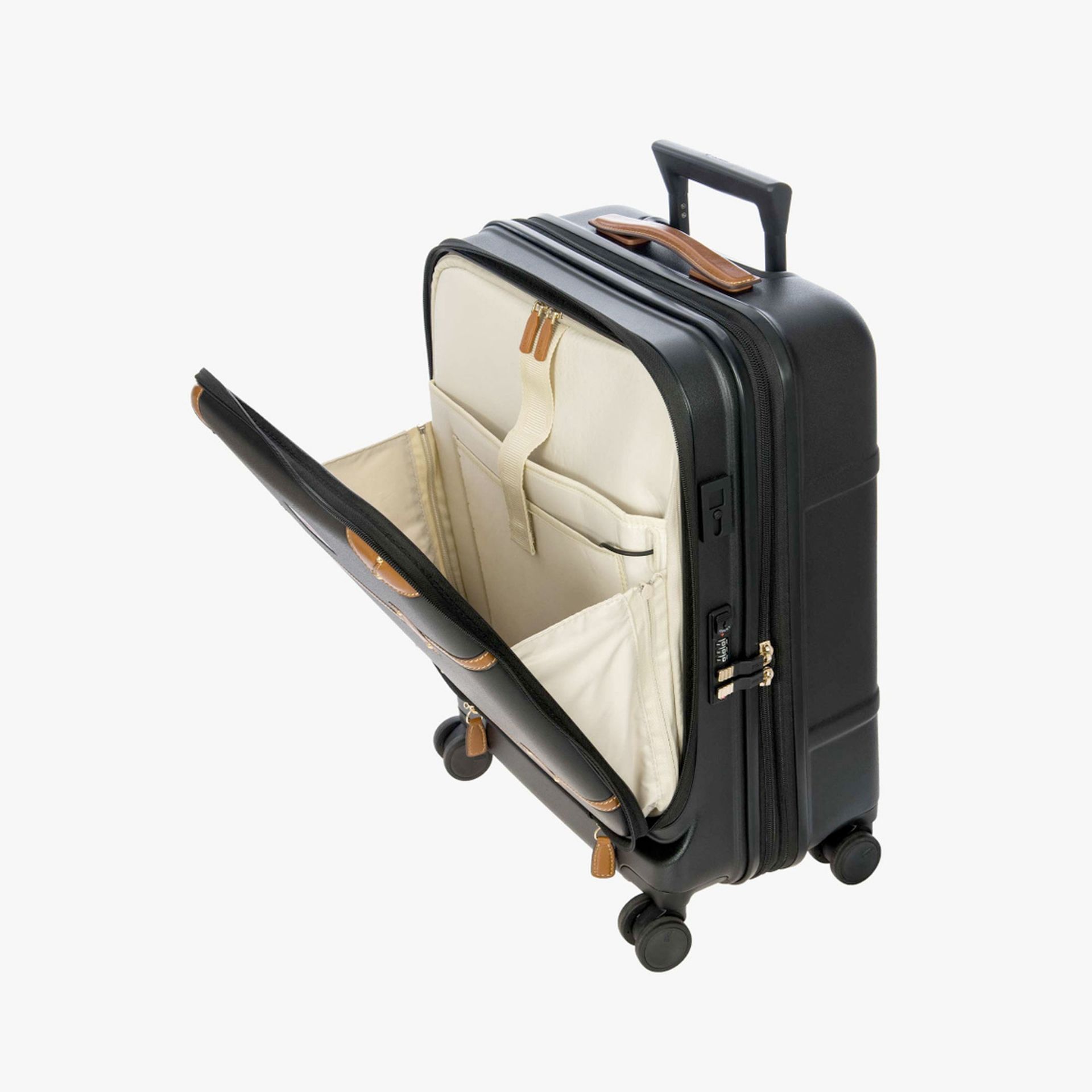 BRIC'S Trolley Cabina Business Bellagio con Porta PC e USB Black  BBG38312.902