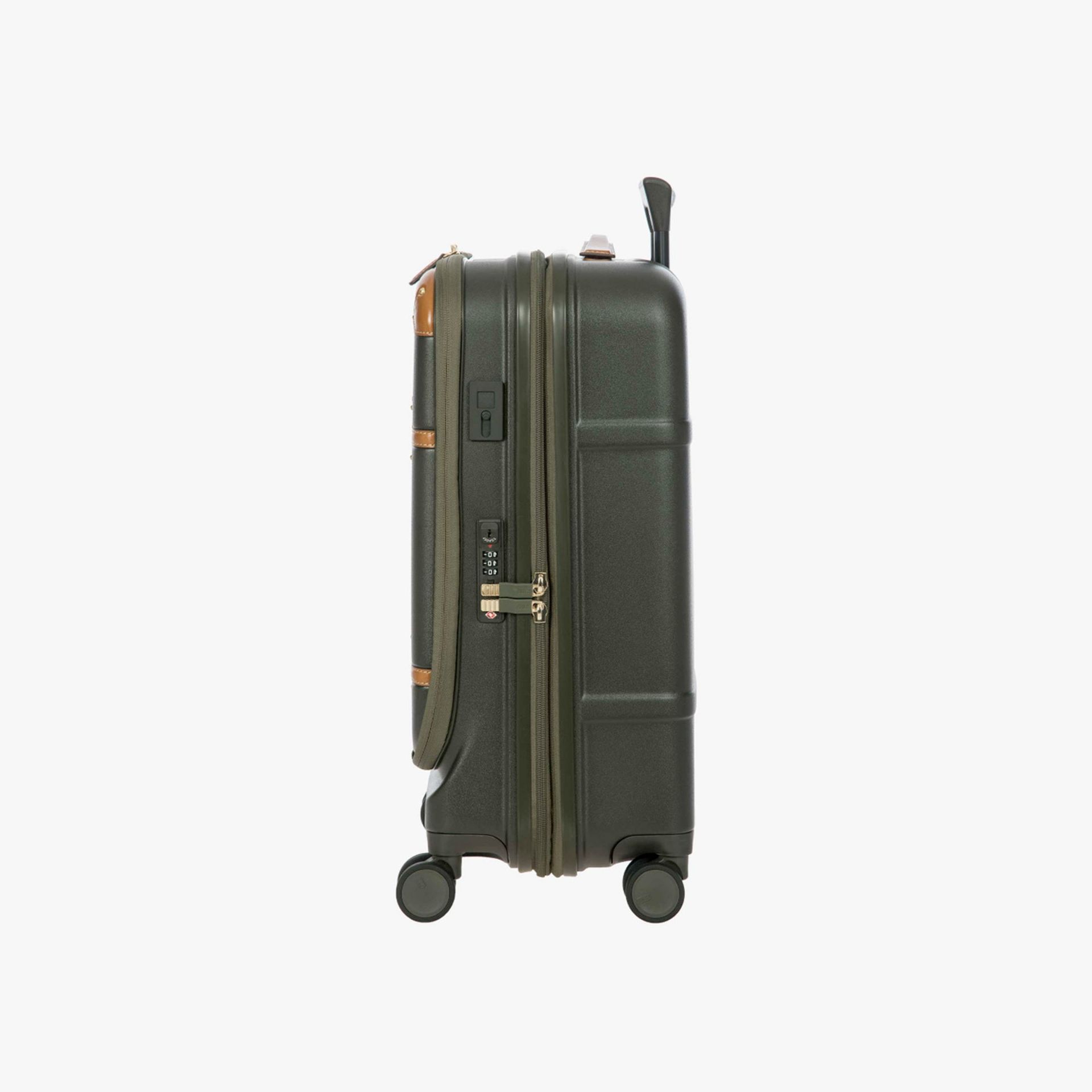 BRIC'S Trolley Cabina Business Bellagio con Porta PC e USB Olive  BBG38312.078