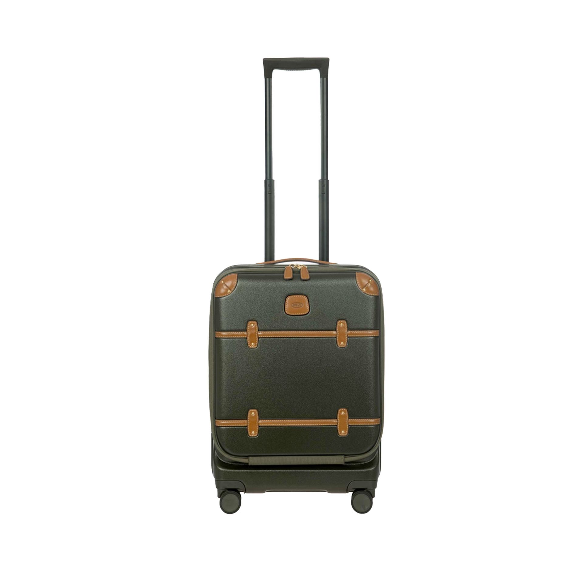 BRIC'S Trolley Cabina Business Bellagio con Porta PC e USB Olive  BBG38312.078