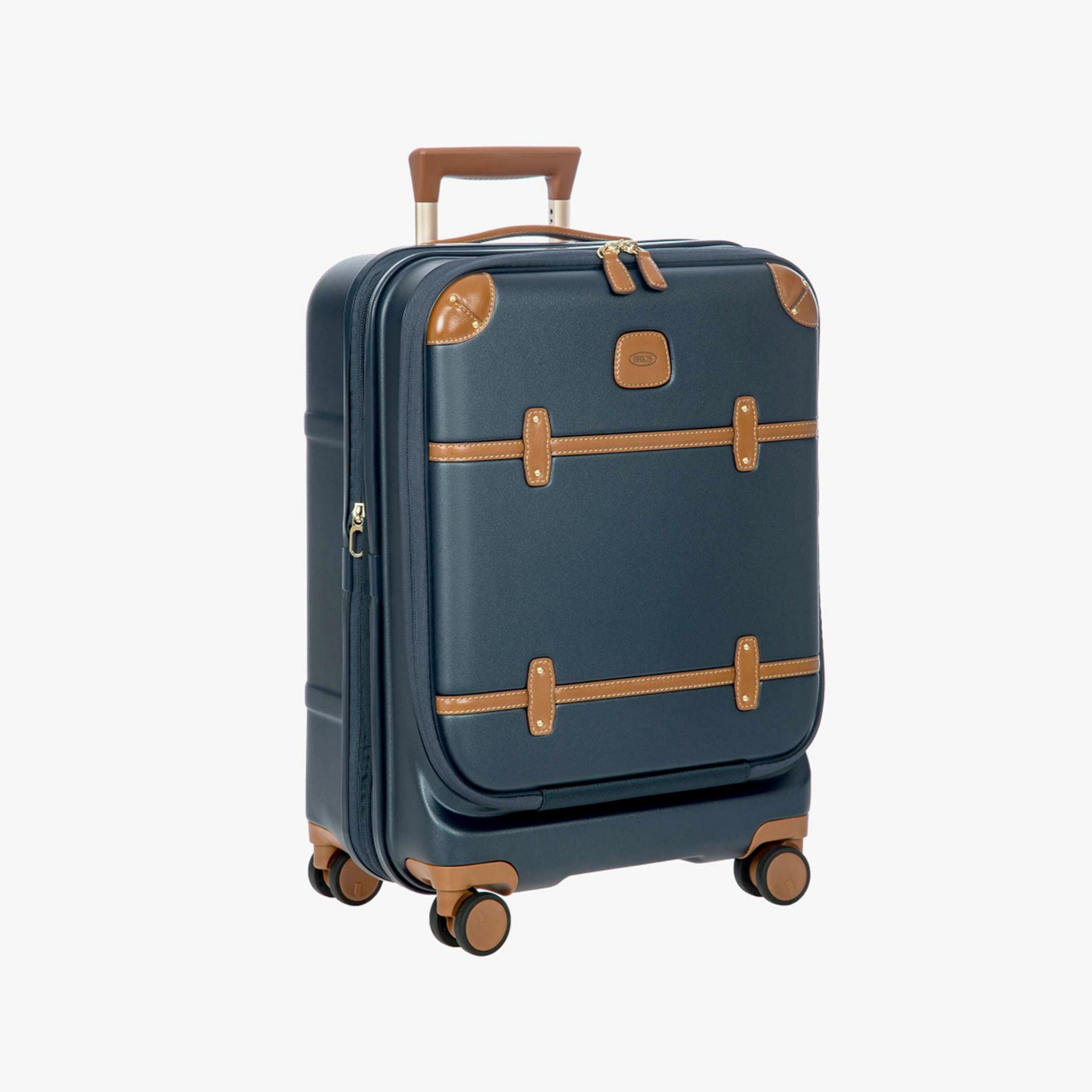 BRIC'S Trolley Cabina Business Bellagio con Porta PC e USB Blue  BBG38312.698