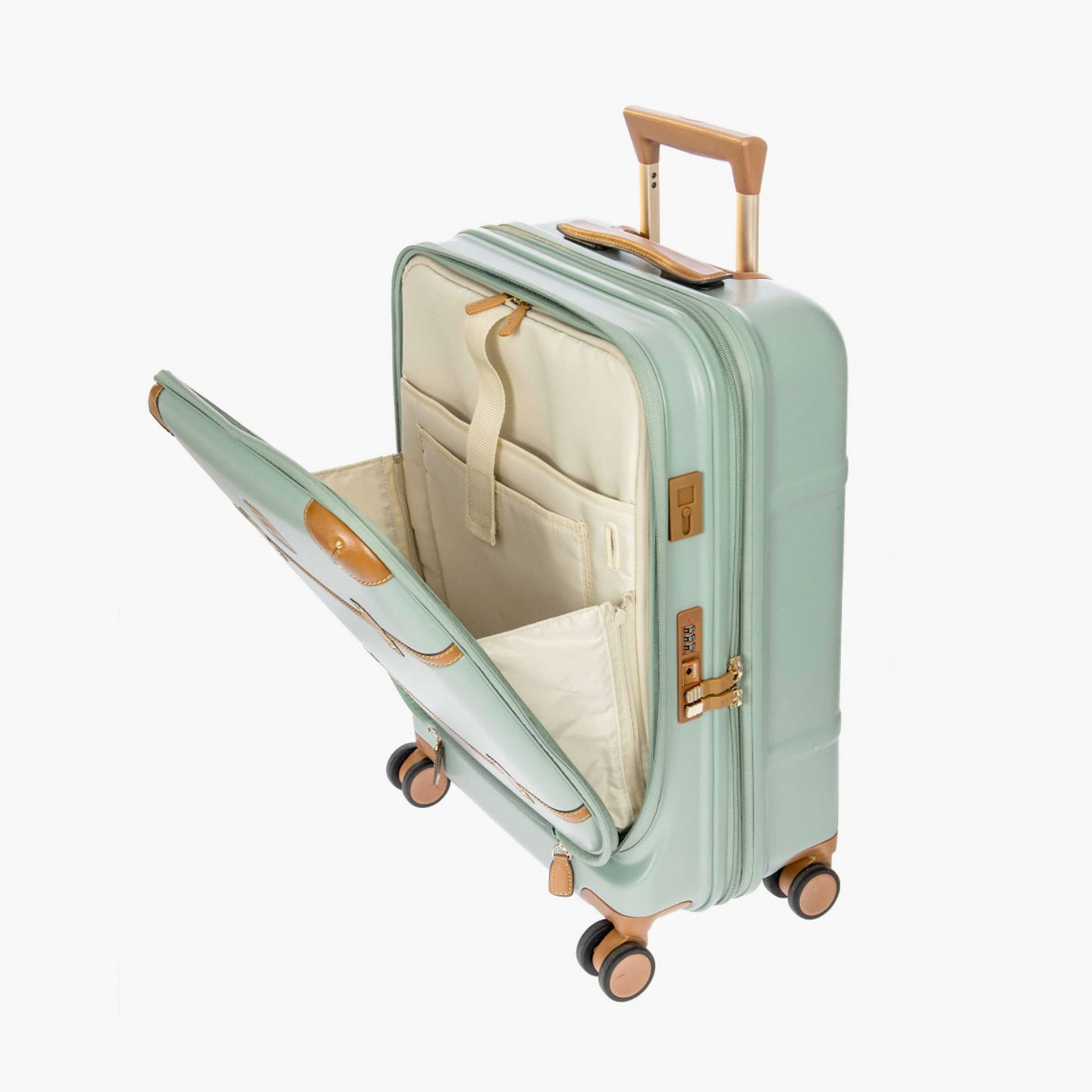 BRIC'S Trolley Cabina Business Bellagio con Porta PC e USB Eucalyptus  BBG38312.336