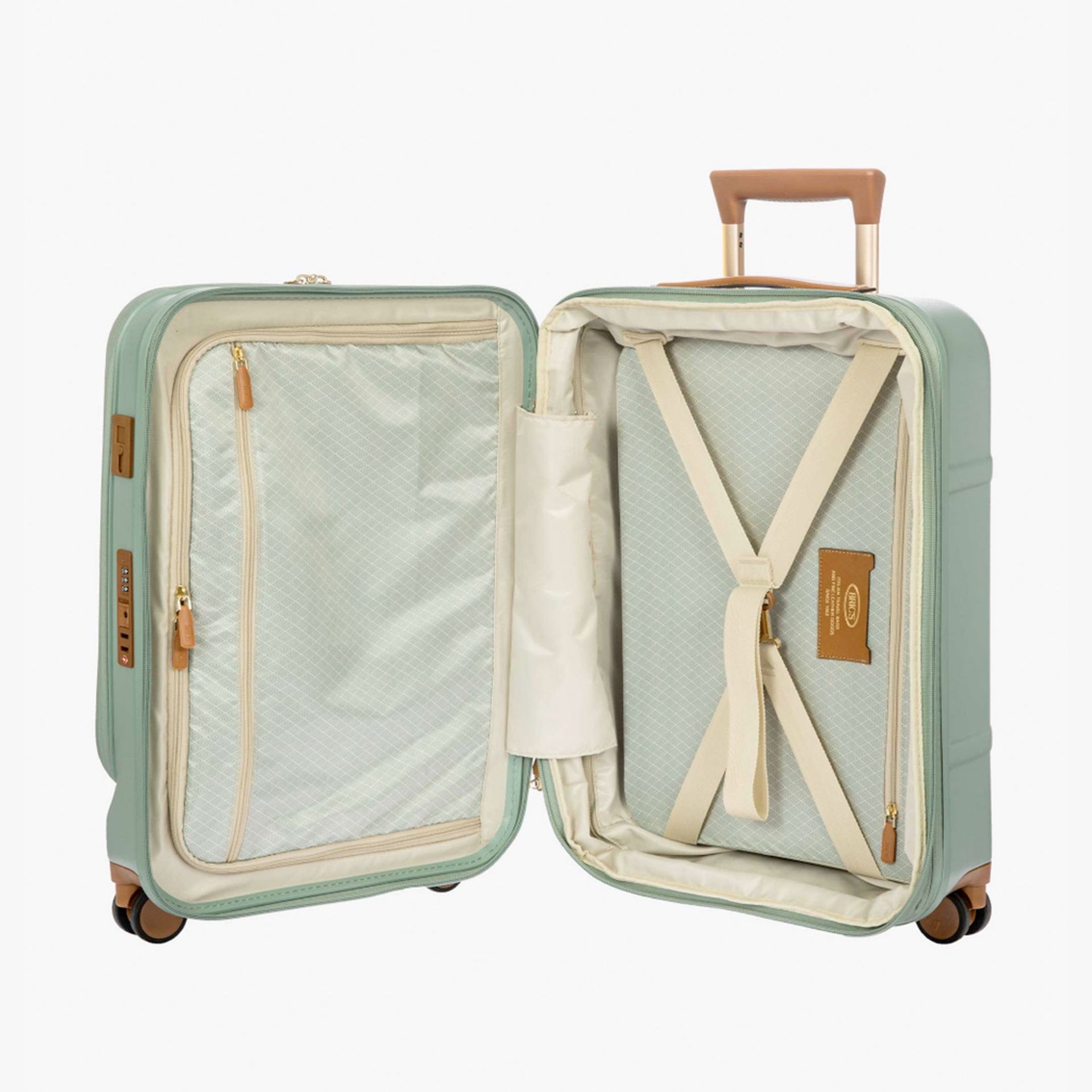 BRIC'S Trolley Cabina Business Bellagio con Porta PC e USB Eucalyptus  BBG38312.336