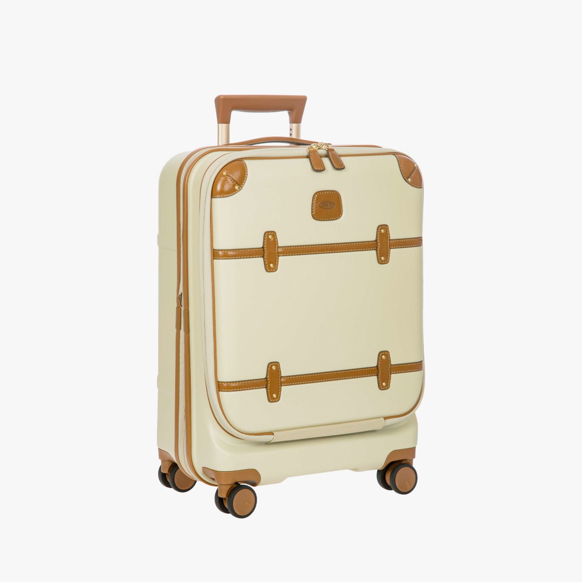 BRIC'S Trolley Cabina Business Bellagio con Porta PC e USB Cream  BBG38312.014