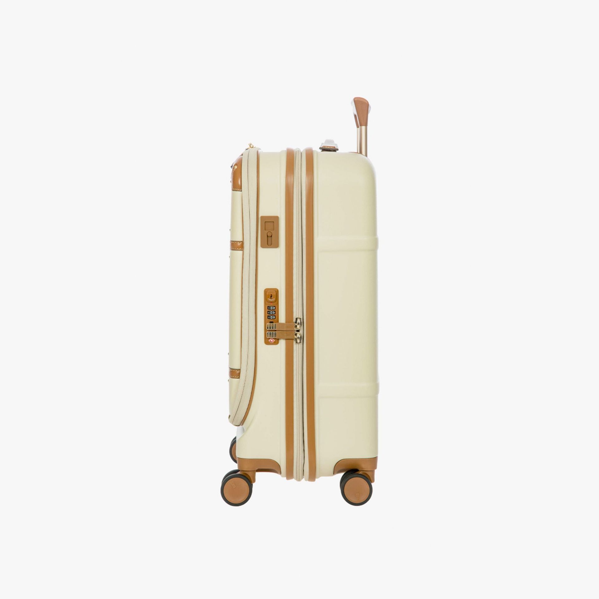 BRIC'S Trolley Cabina Business Bellagio con Porta PC e USB Cream  BBG38312.014
