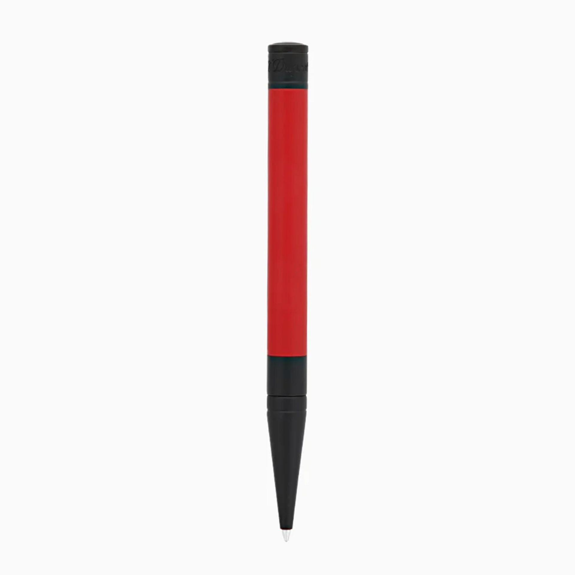 S. T. DUPONT Penna A Sfera D-Initial Nero/Rosso  265116