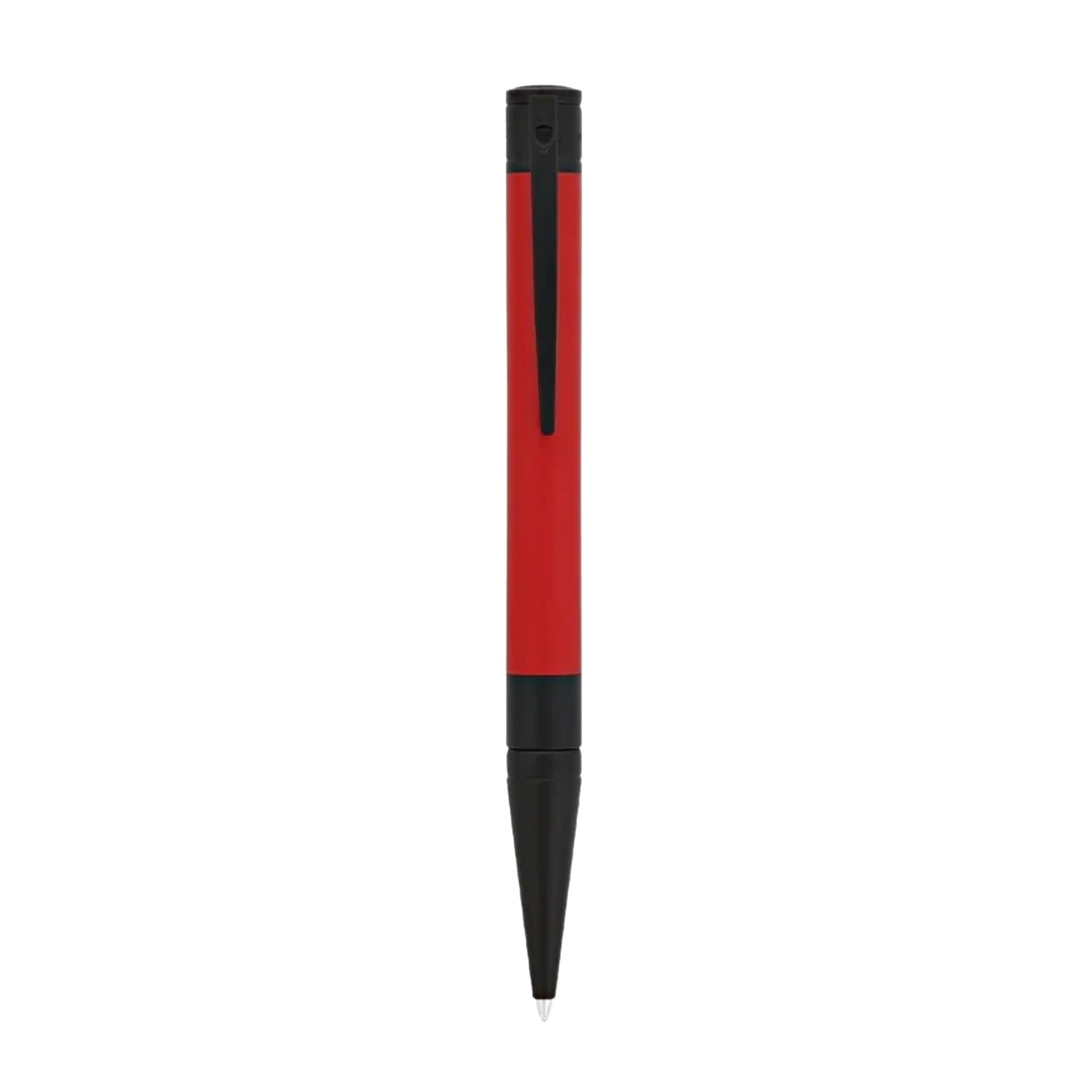 S. T. DUPONT Penna A Sfera D-Initial Nero/Rosso  265116