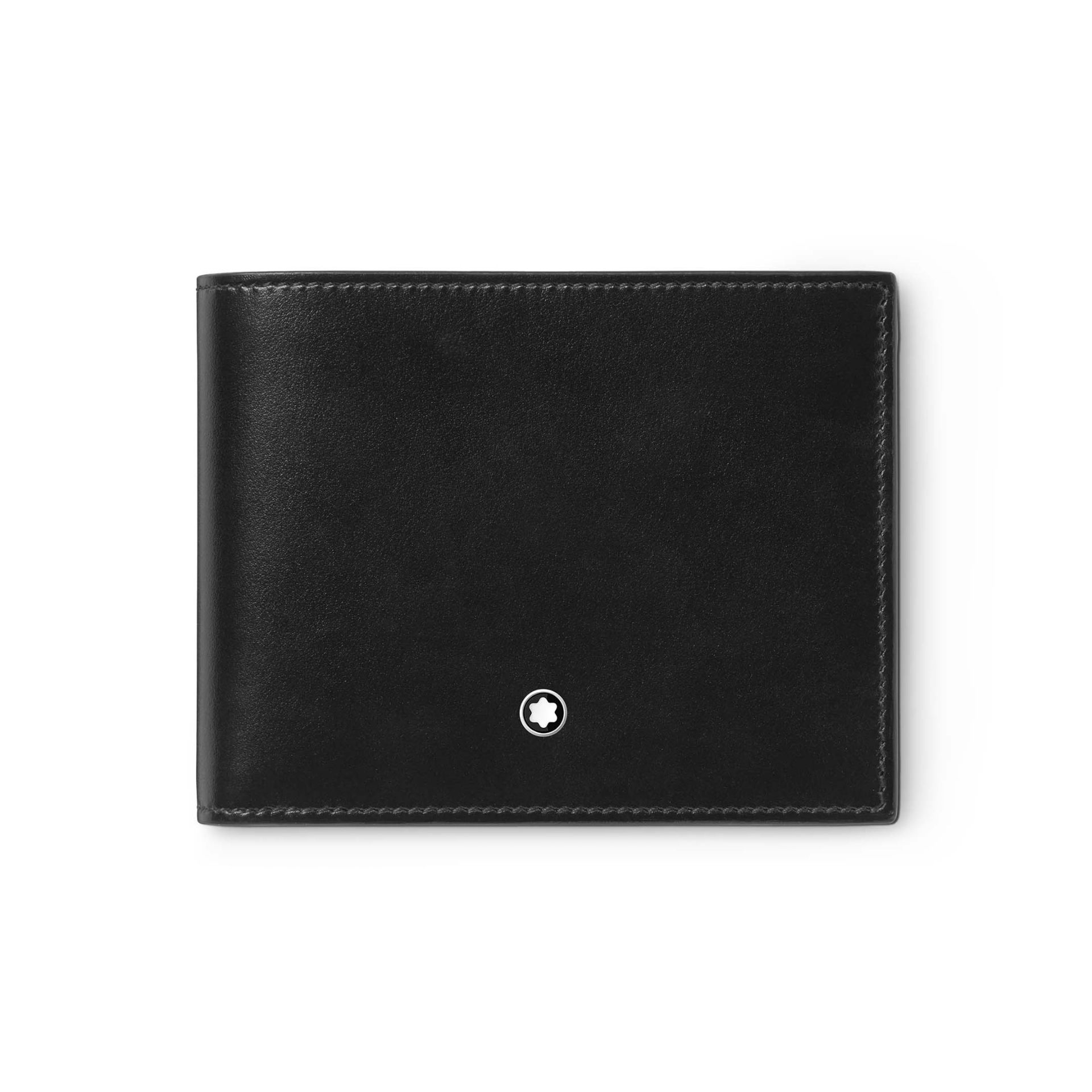 MONTBLANC Portafoglio Meisterstück 6 Scomparti con 2 Tasche Trasparenti Nero  198314