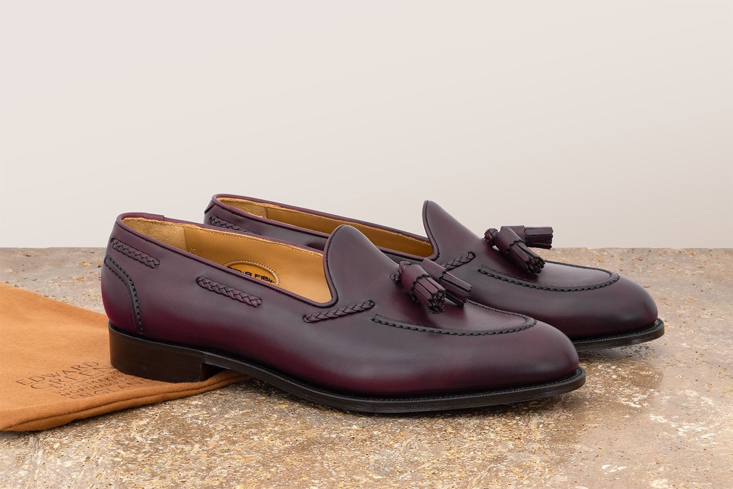 EDWARD GREEN Belgravia - Mocassino Con Nappine - Nightshade  BELGRAVIA