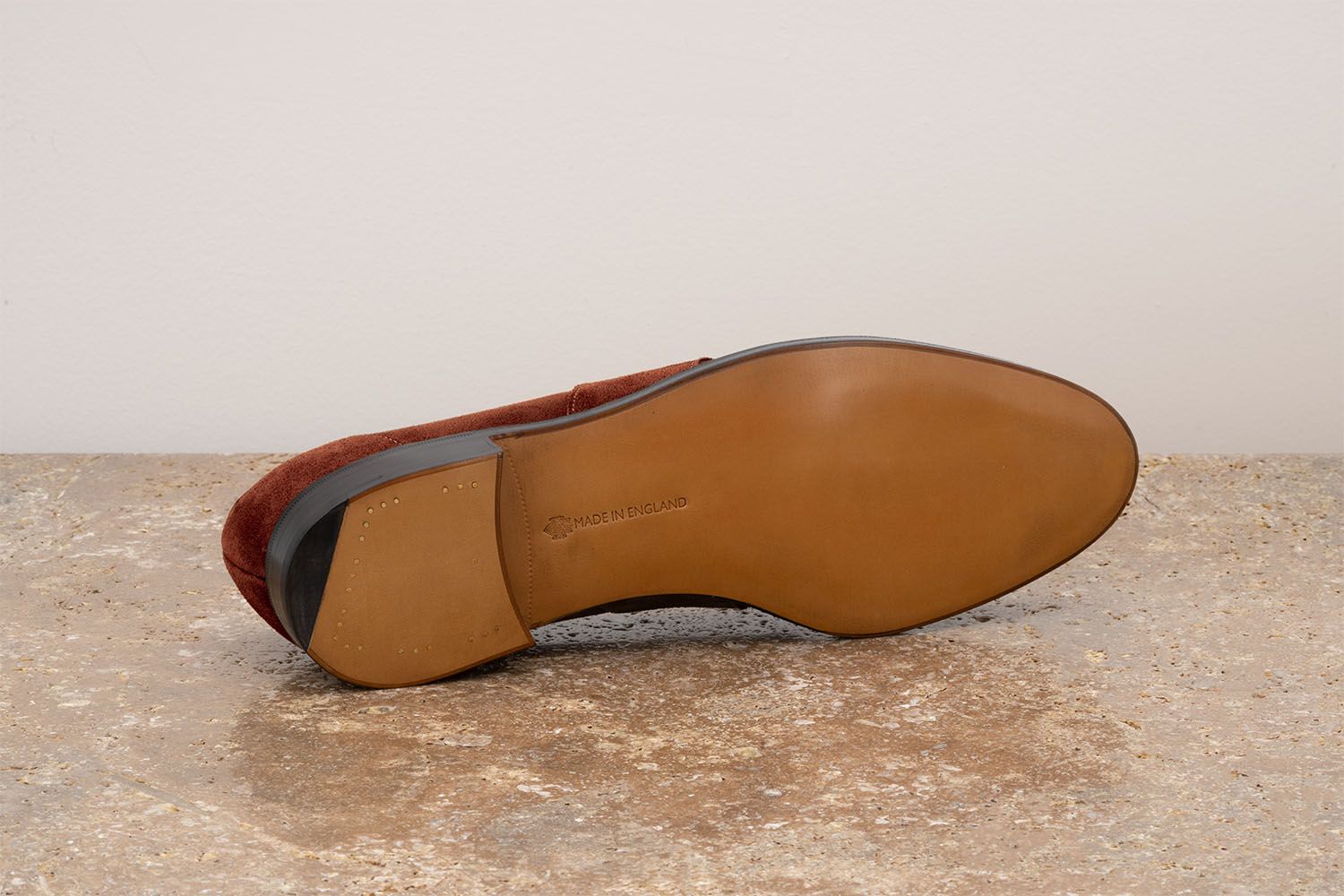 EDWARD GREEN Montpellier Unlined - Mocassino Classico - Clove  MONTPELLIER UNLINED
