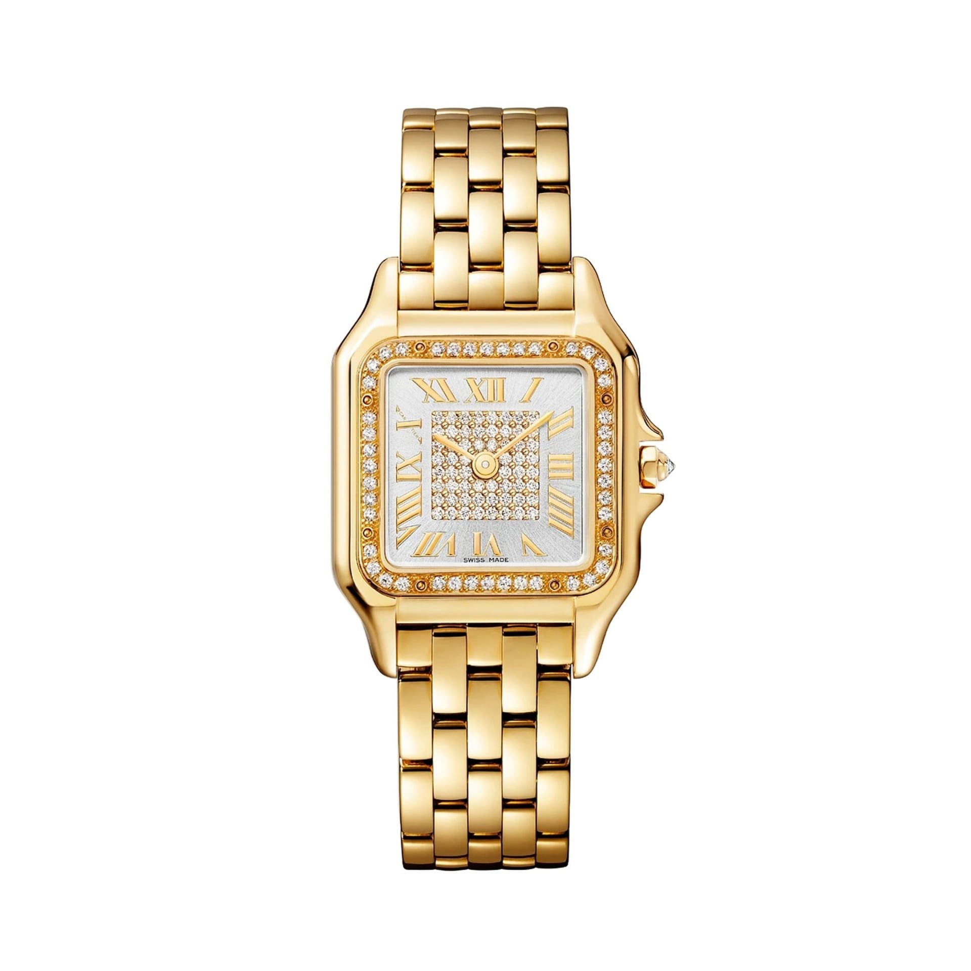 CARTIER Panthère De Cartier Modello Medio, Oro Giallo, Diamanti 36,5 x 26,7 MM WJPN0093