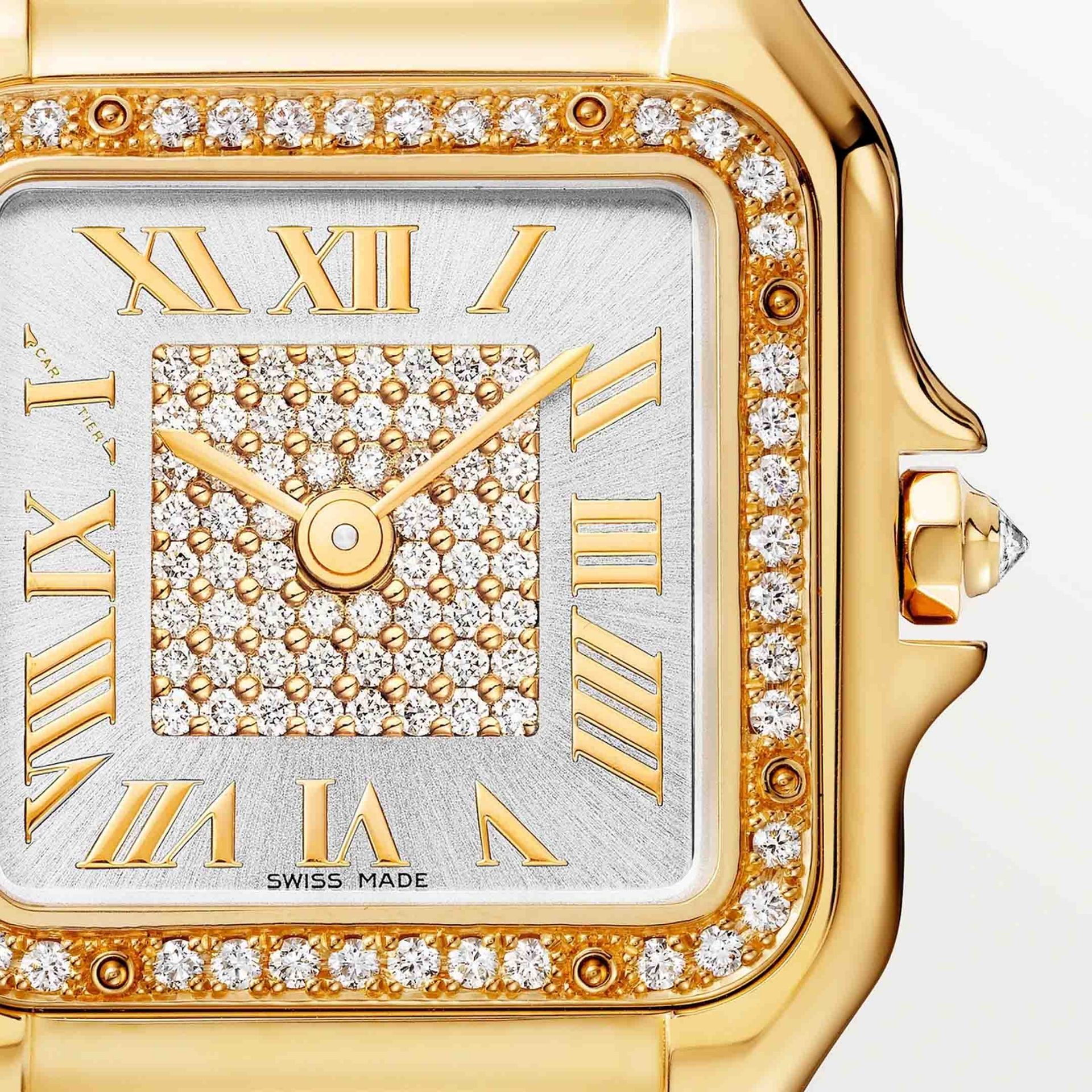 CARTIER Panthère De Cartier Modello Medio, Oro Giallo, Diamanti 36,5 x 26,7 MM WJPN0093