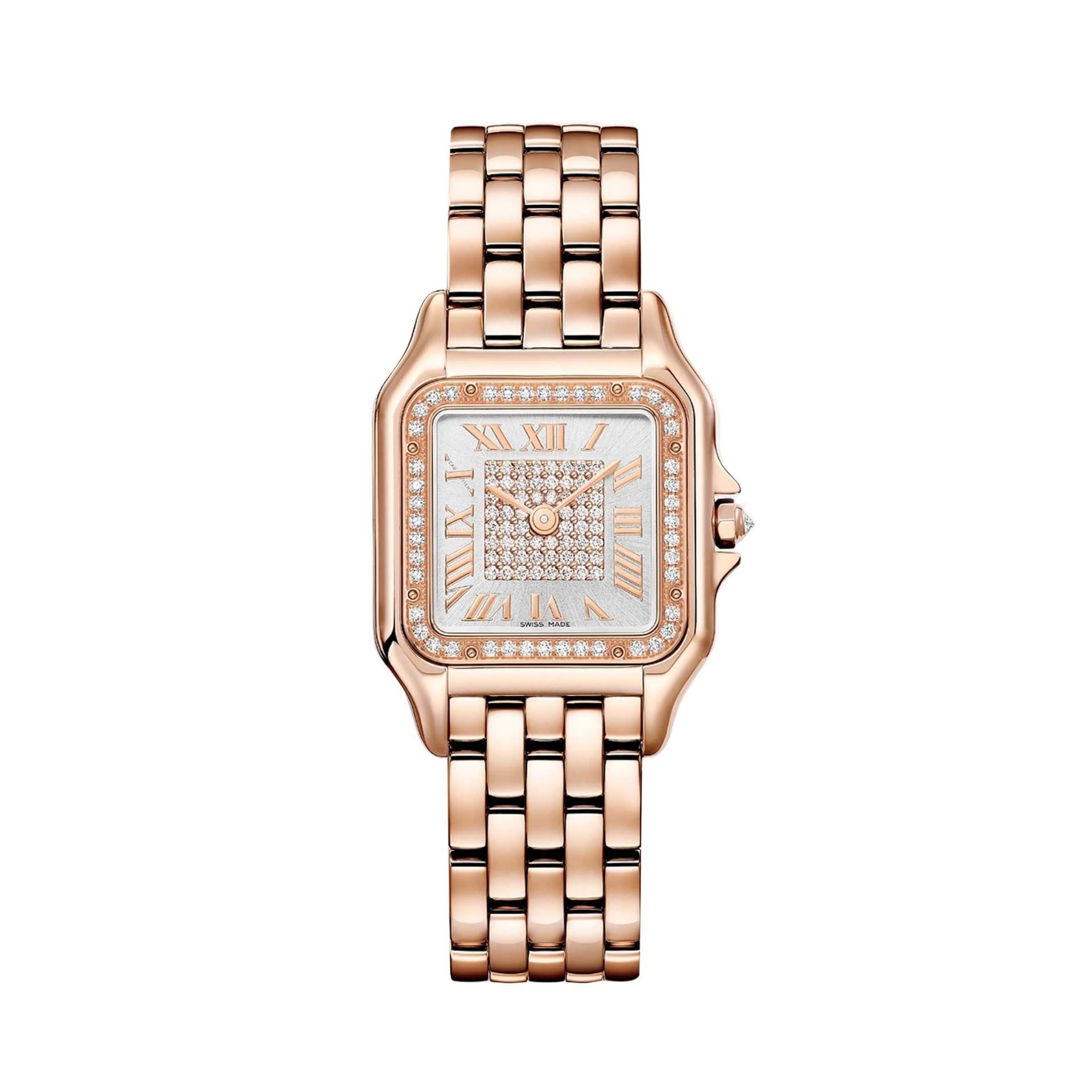 CARTIER Panthère De Cartier Modello Medio, Oro Rosa, Diamanti 36,5 x 26,7 MM WJPN0092