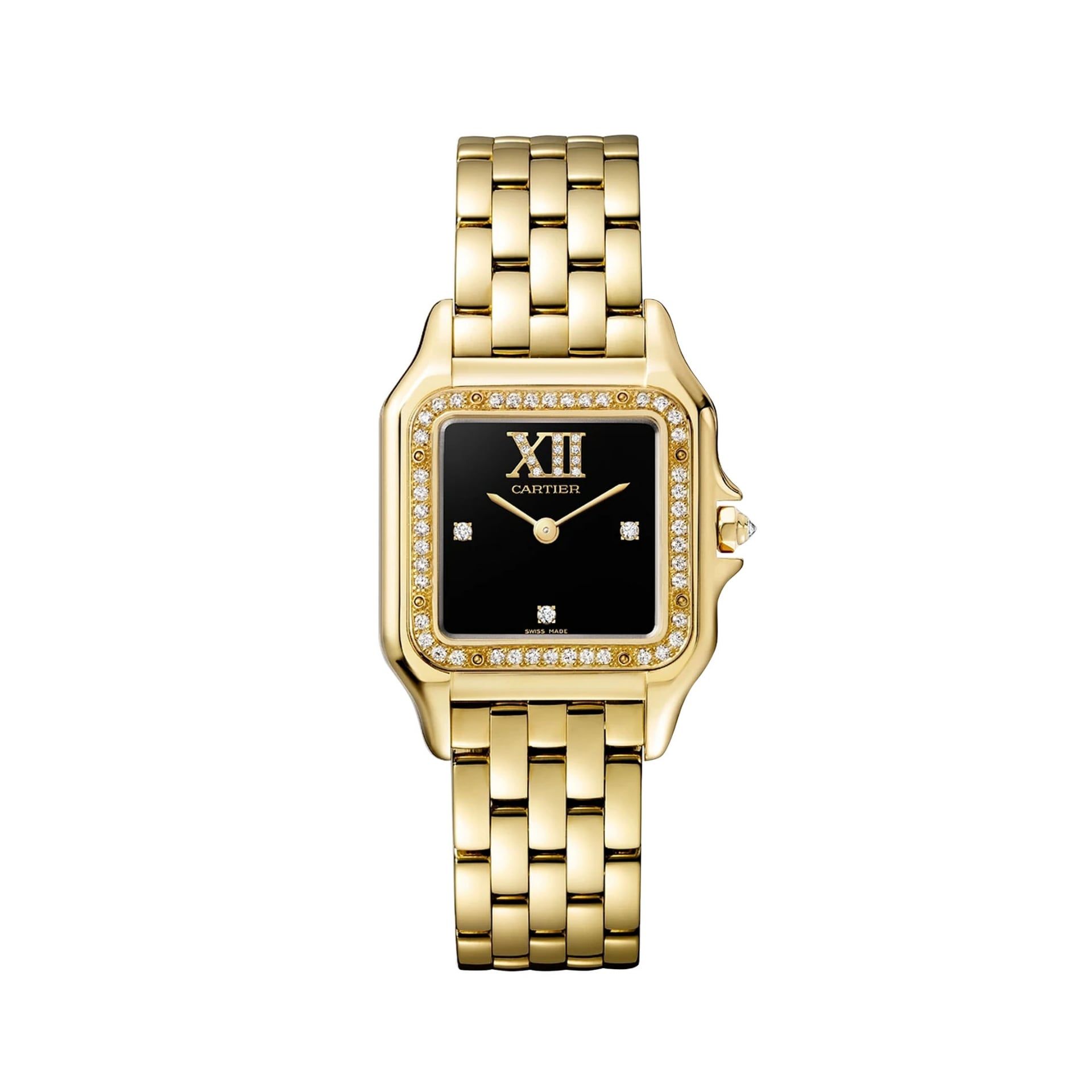 CARTIER Panthère De Cartier Modello Medio, Oro Giallo, Diamanti 36,5 x 26,7 MM WJPN0090