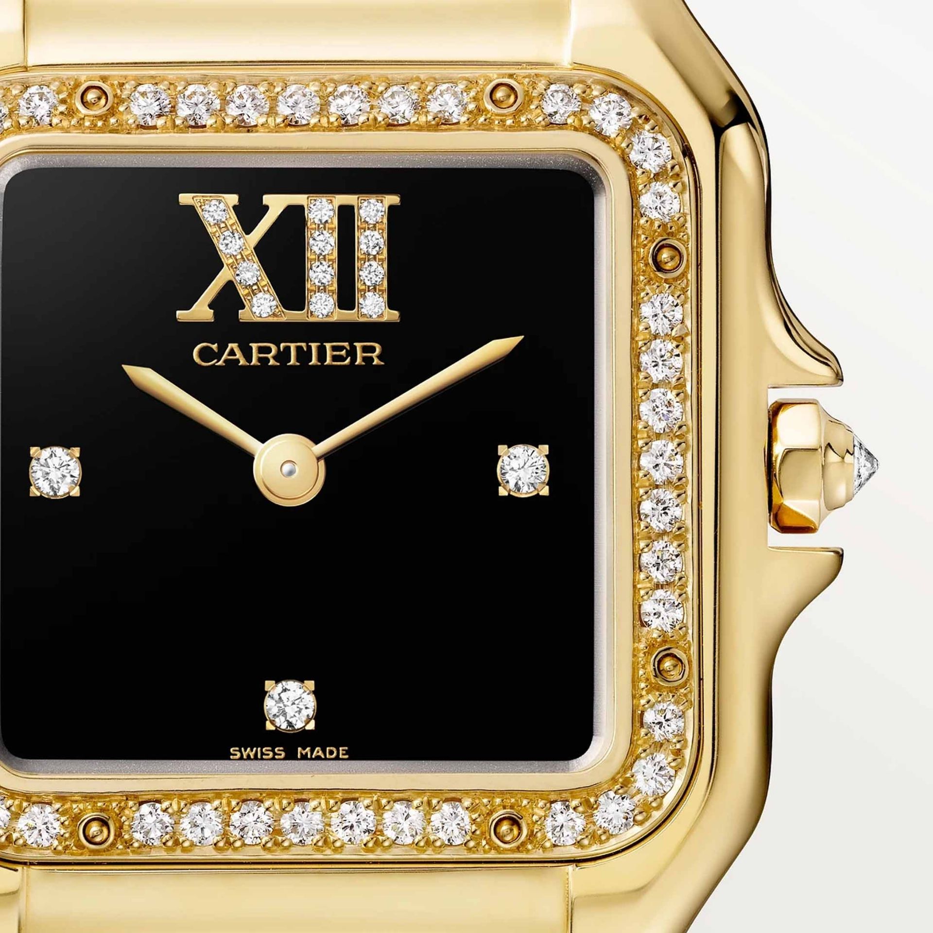 CARTIER Panthère De Cartier Modello Medio, Oro Giallo, Diamanti 36,5 x 26,7 MM WJPN0090