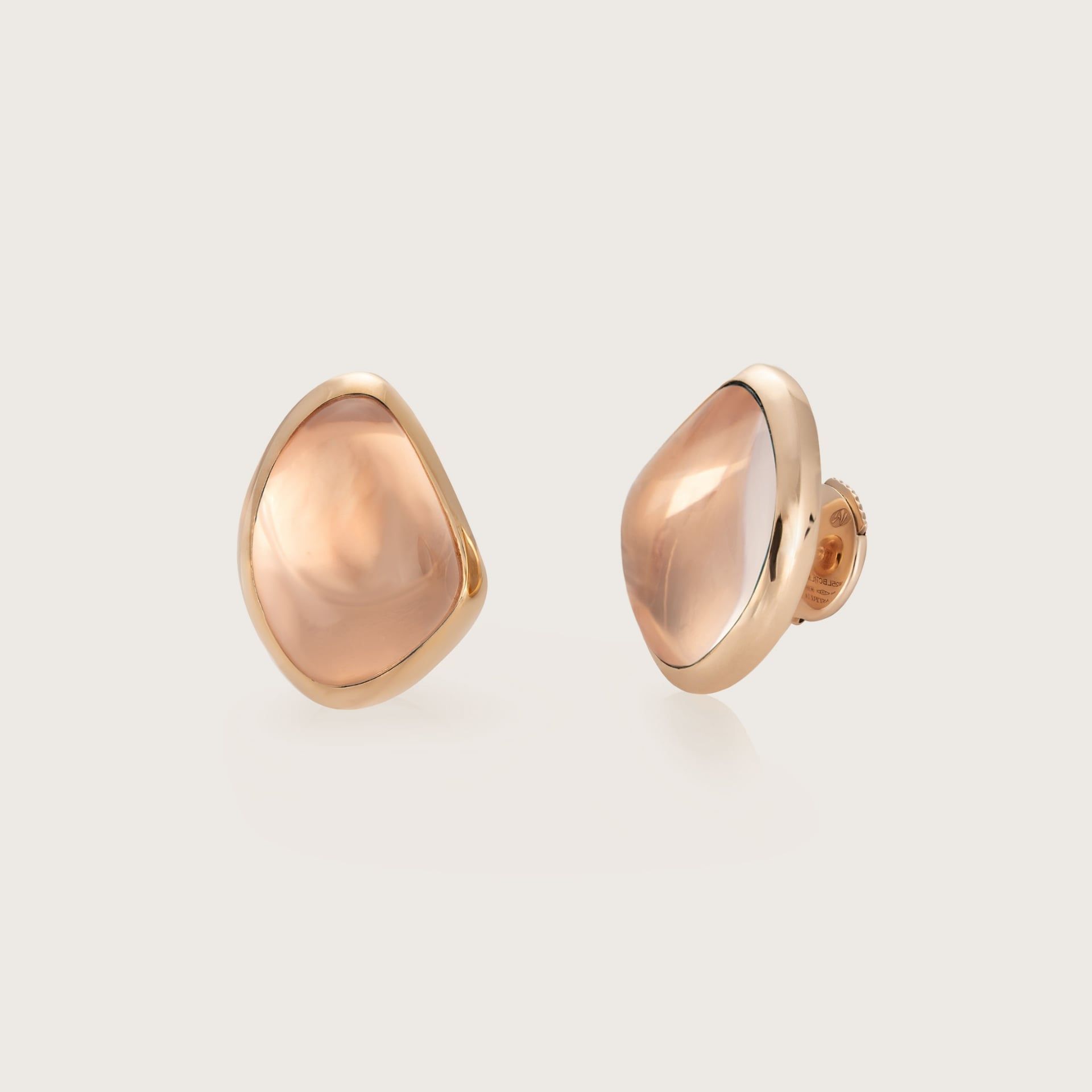 ASTRUA Orecchini Mykonos, Oro Rosa, Quarzo  MI25LBCQR.MM