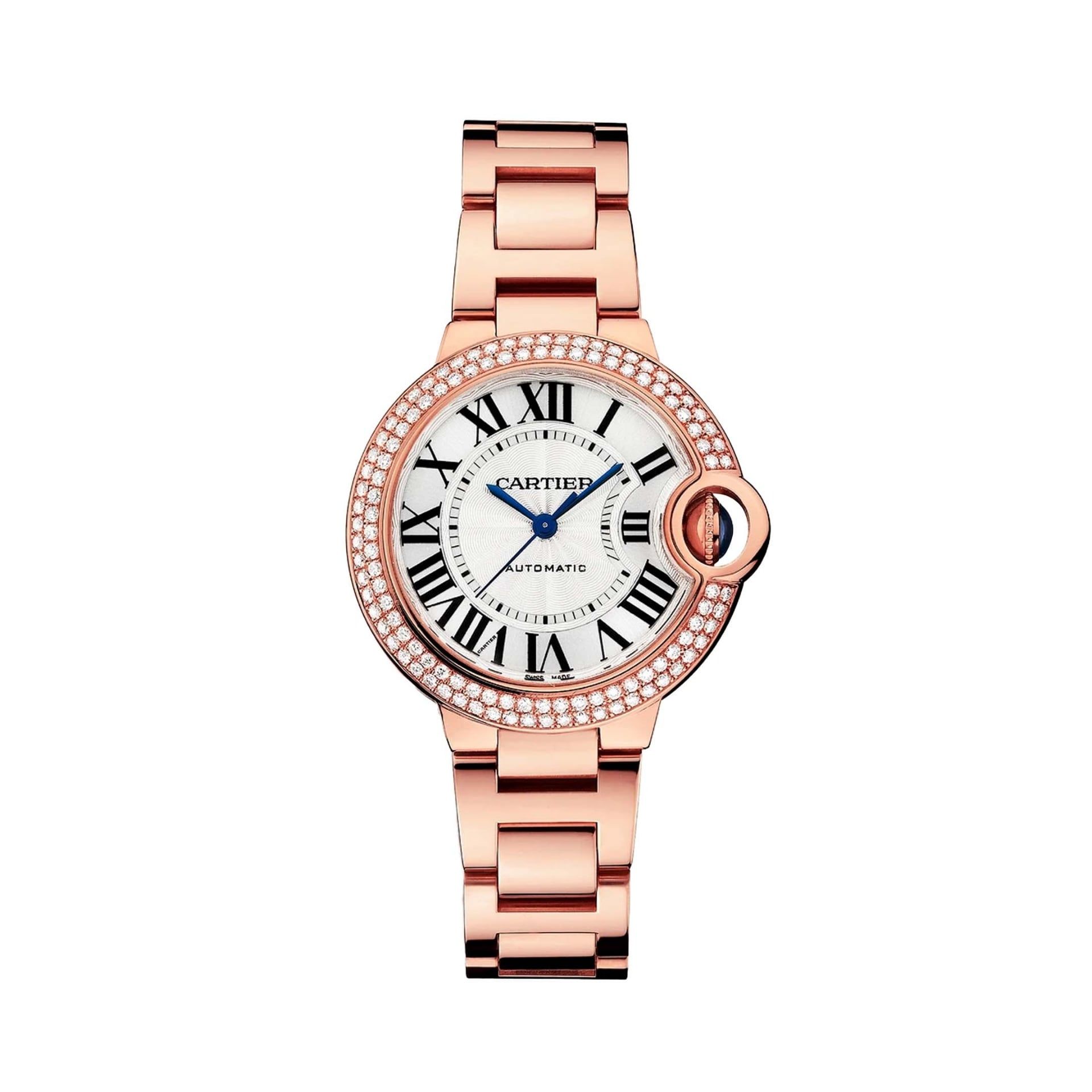 CARTIER Ballon Bleu De Cartier, Oro Rosa, Diamanti 33 MM WJBB0066