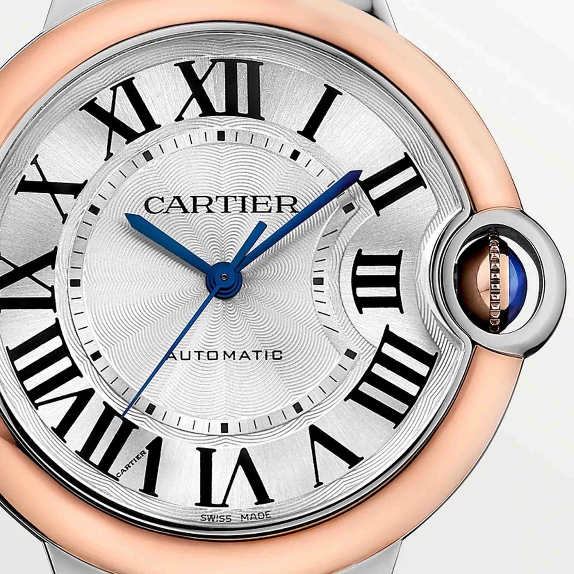 CARTIER Ballon Bleu De Cartier, Acciaio e Oro Rosa 36 MM W2BB0033
