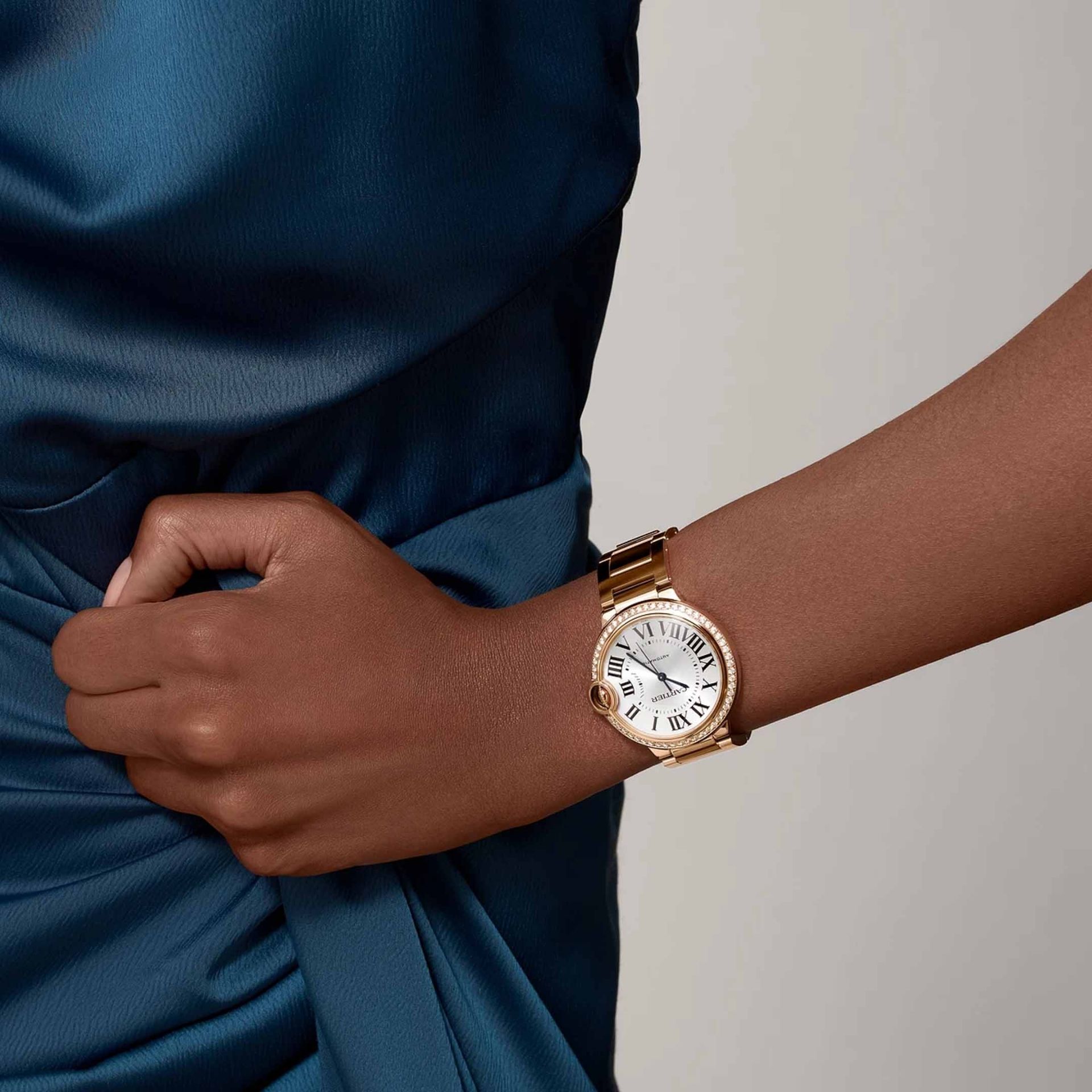 CARTIER Ballon Bleu De Cartier, Oro Rosa, Diamanti 36 MM WJBB0064