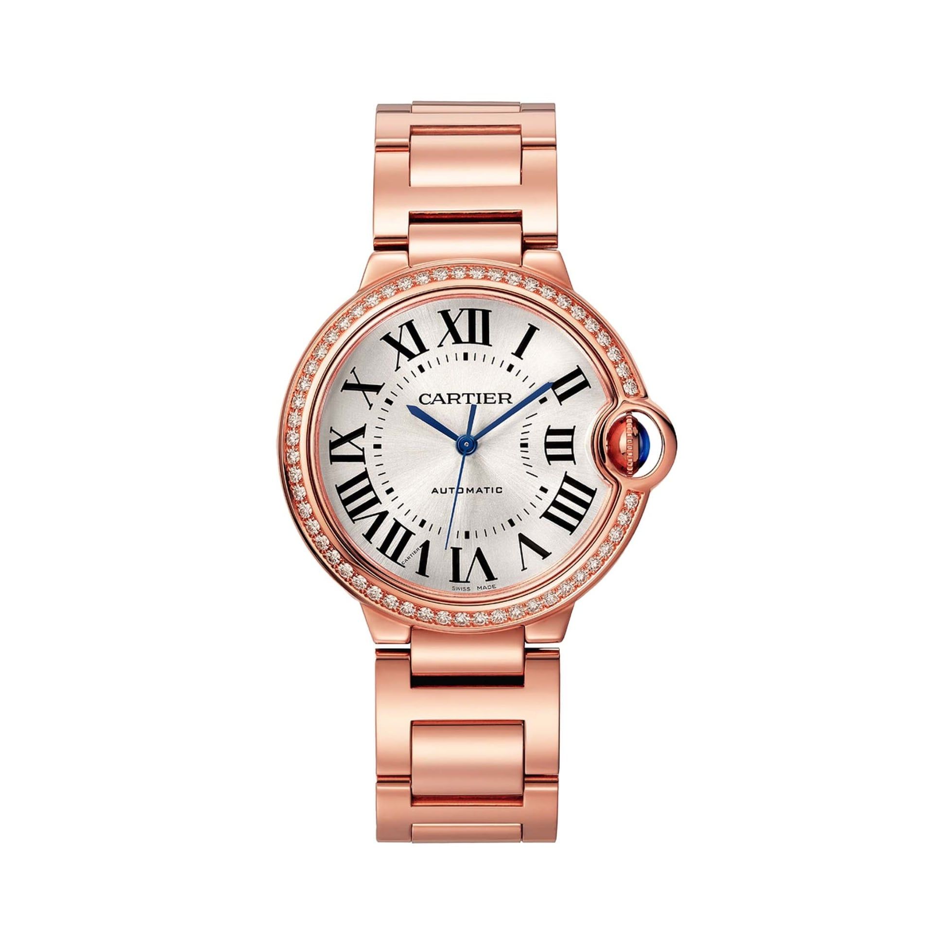 CARTIER Ballon Bleu De Cartier, Oro Rosa, Diamanti 36 MM WJBB0064