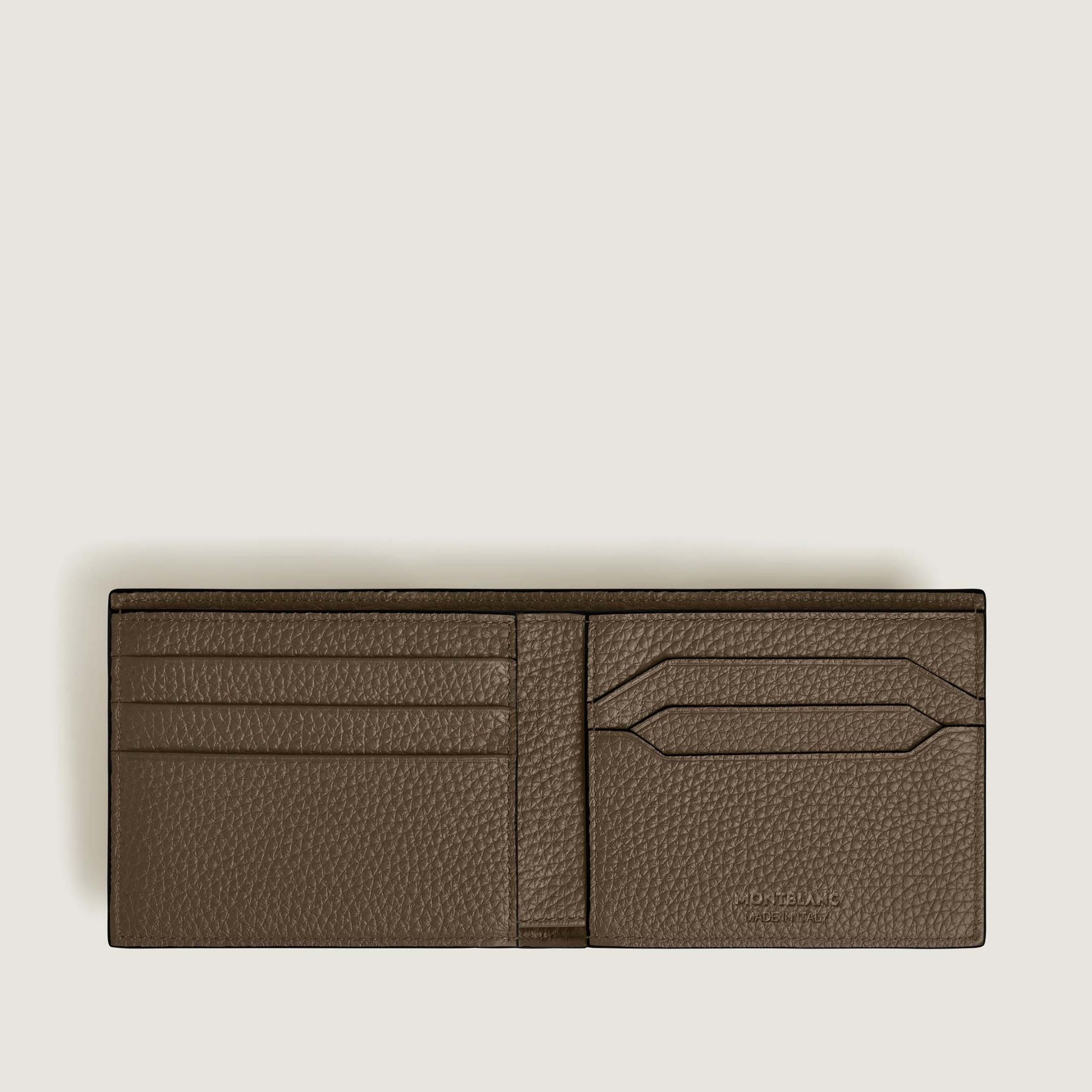 MONTBLANC Portafoglio Grain 6 Scomparti Marrone  220199