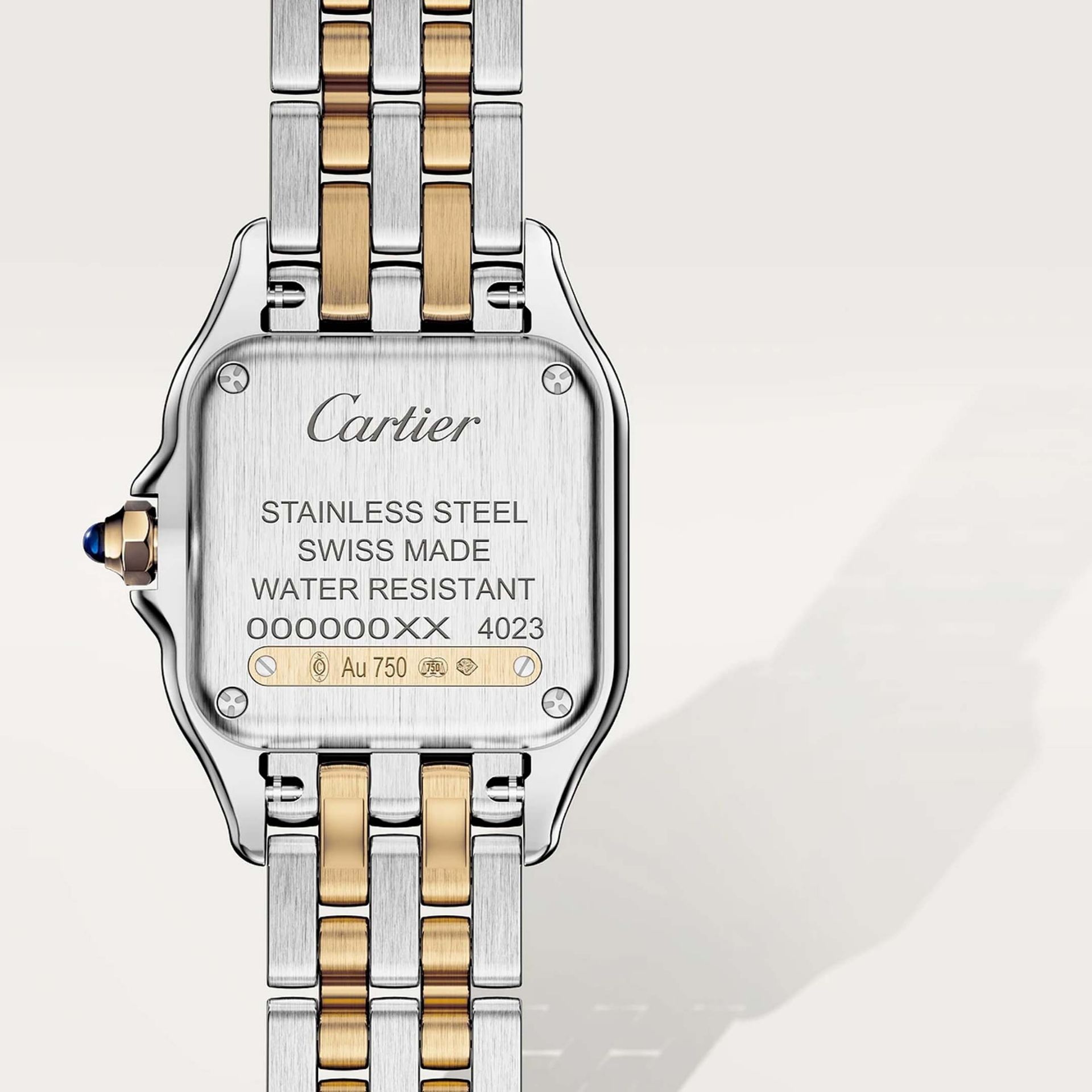 CARTIER Panthère De Cartier Modello Piccolo, Oro Giallo e Acciaio 23 X 30 MM W2PN0018