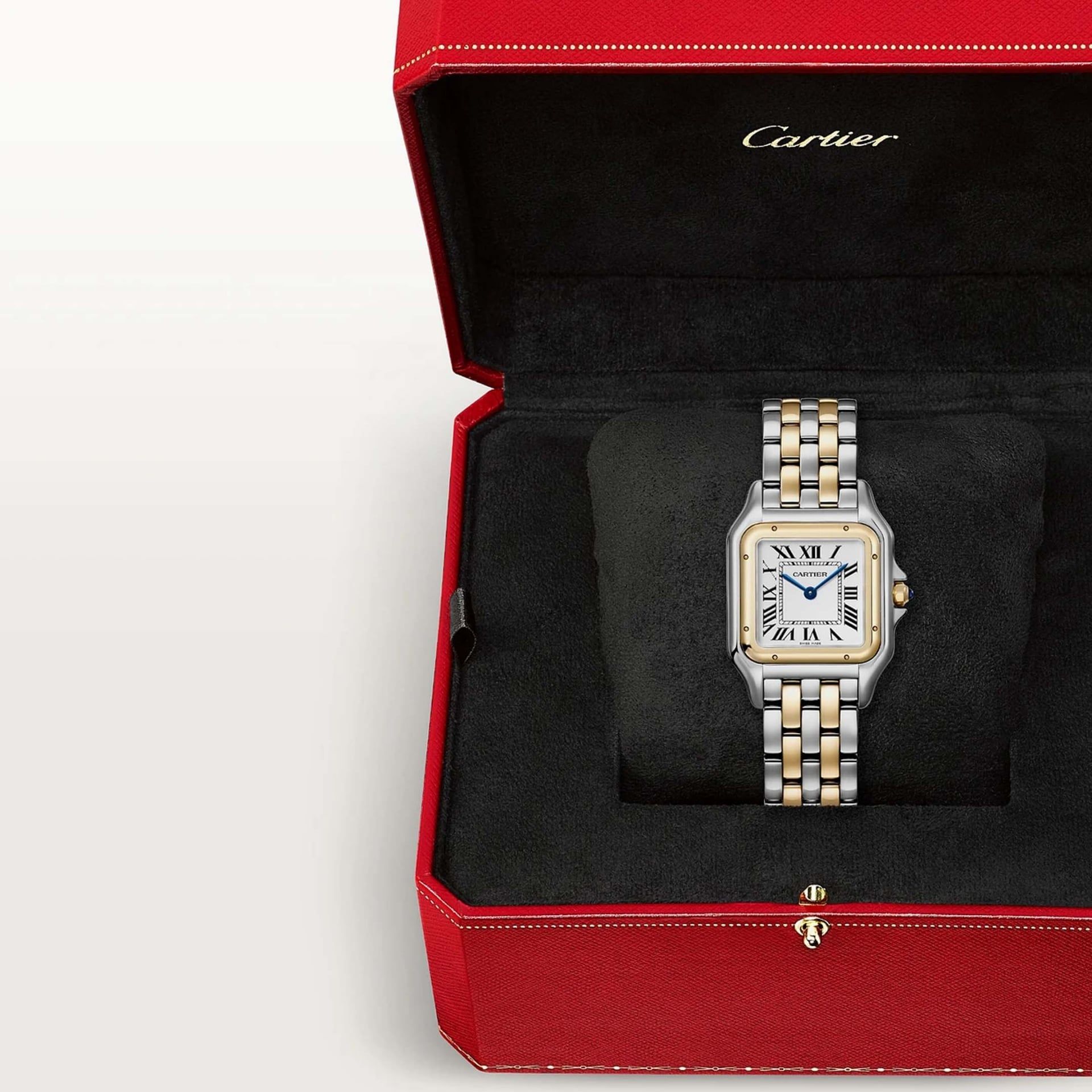 CARTIER Panthère De Cartier Modello Medio, Oro Giallo e Acciaio 29 X 37 MM W2PN0019