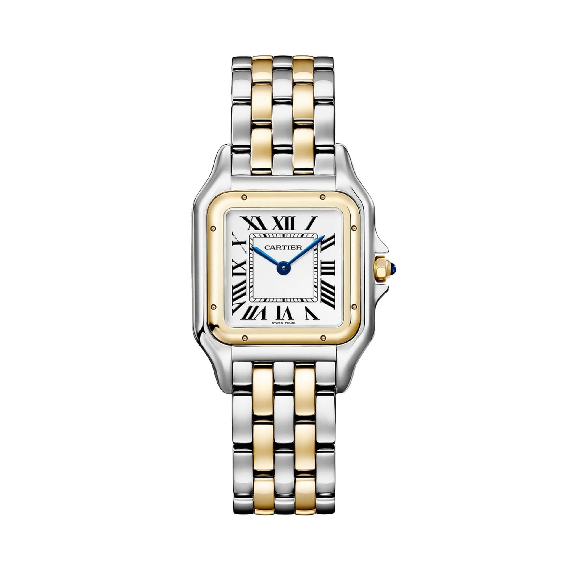CARTIER Panthère De Cartier Modello Medio, Oro Giallo e Acciaio 29 X 37 MM W2PN0019