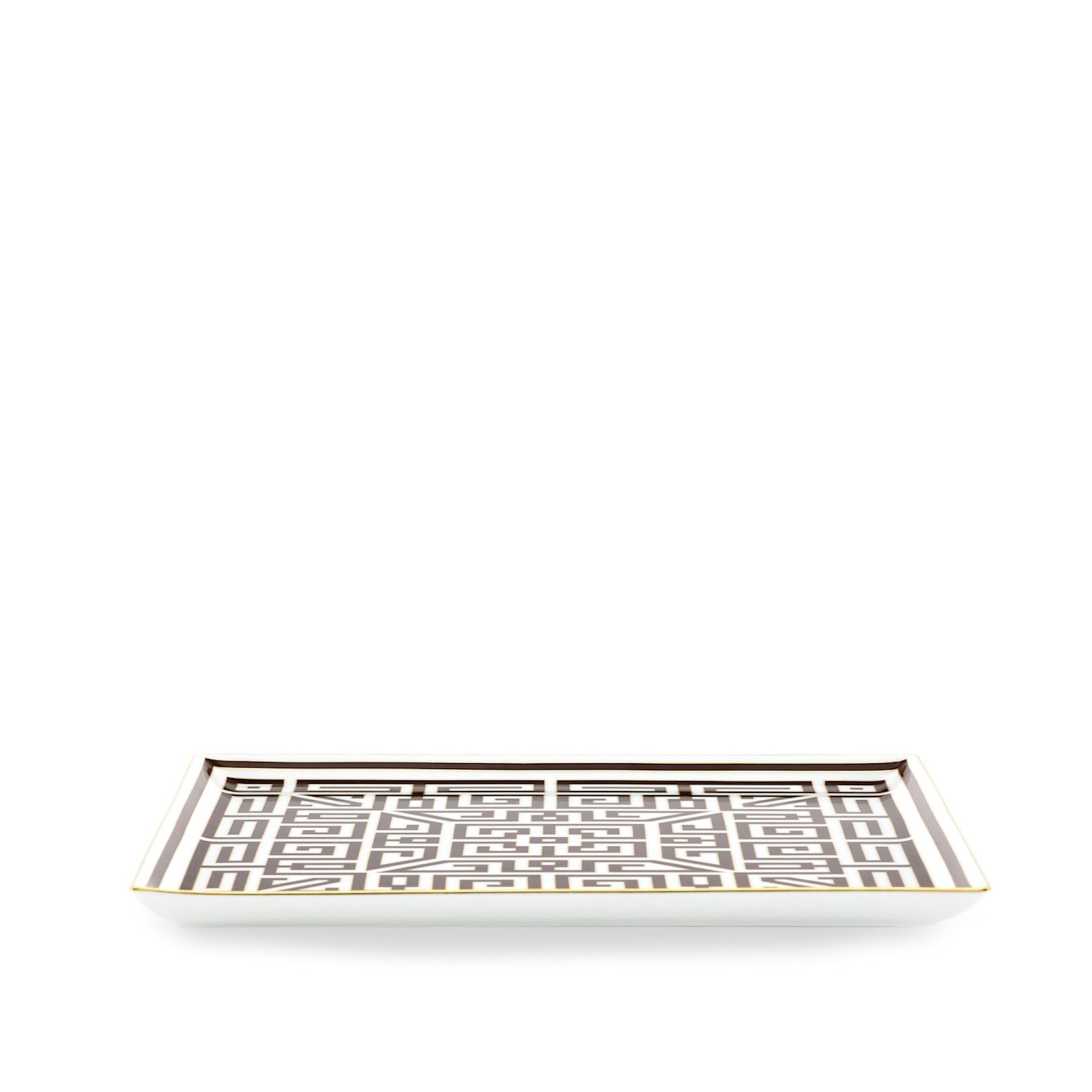 GINORI 1735 Centrotavola Quadrato Labirinto Ebano 30.9 CM - H 30.9 CM 172RG01 FVS121LX30XG00135300