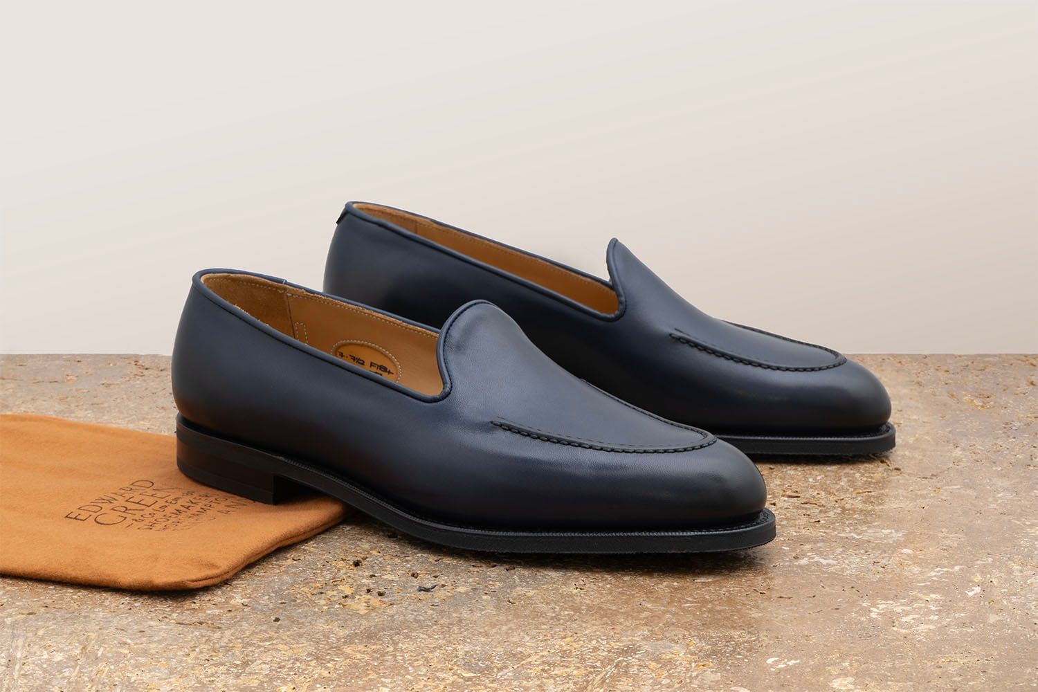 EDWARD GREEN Draycott - Mocassino Classico - Navy Dark Antique  DRAYCOTT