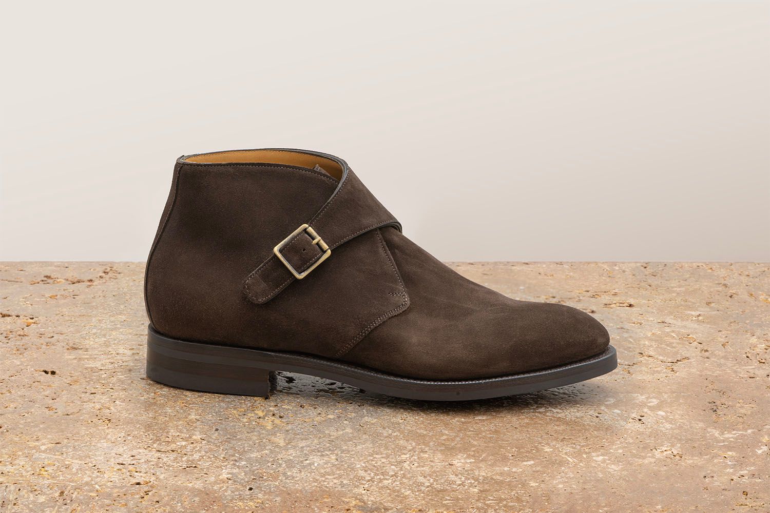 Edward Green Ravenstone - Stivaletto Alla Caviglia Con Fibbia - Mocca  RAVENSTONE