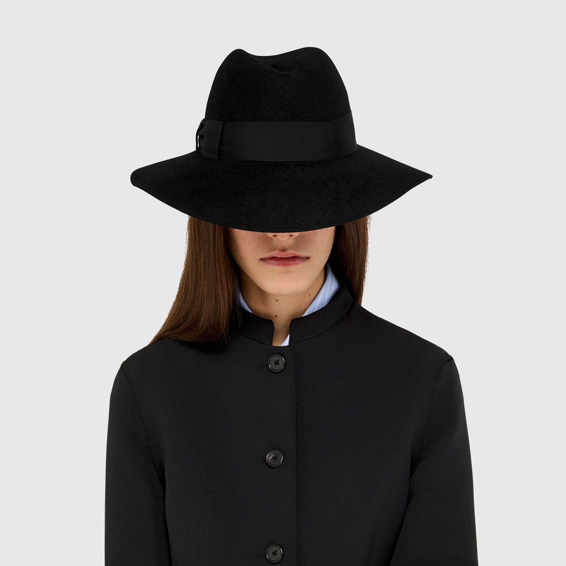 BORSALINO Cappello Sophie Feltro Rasato Nero  270359-02A1