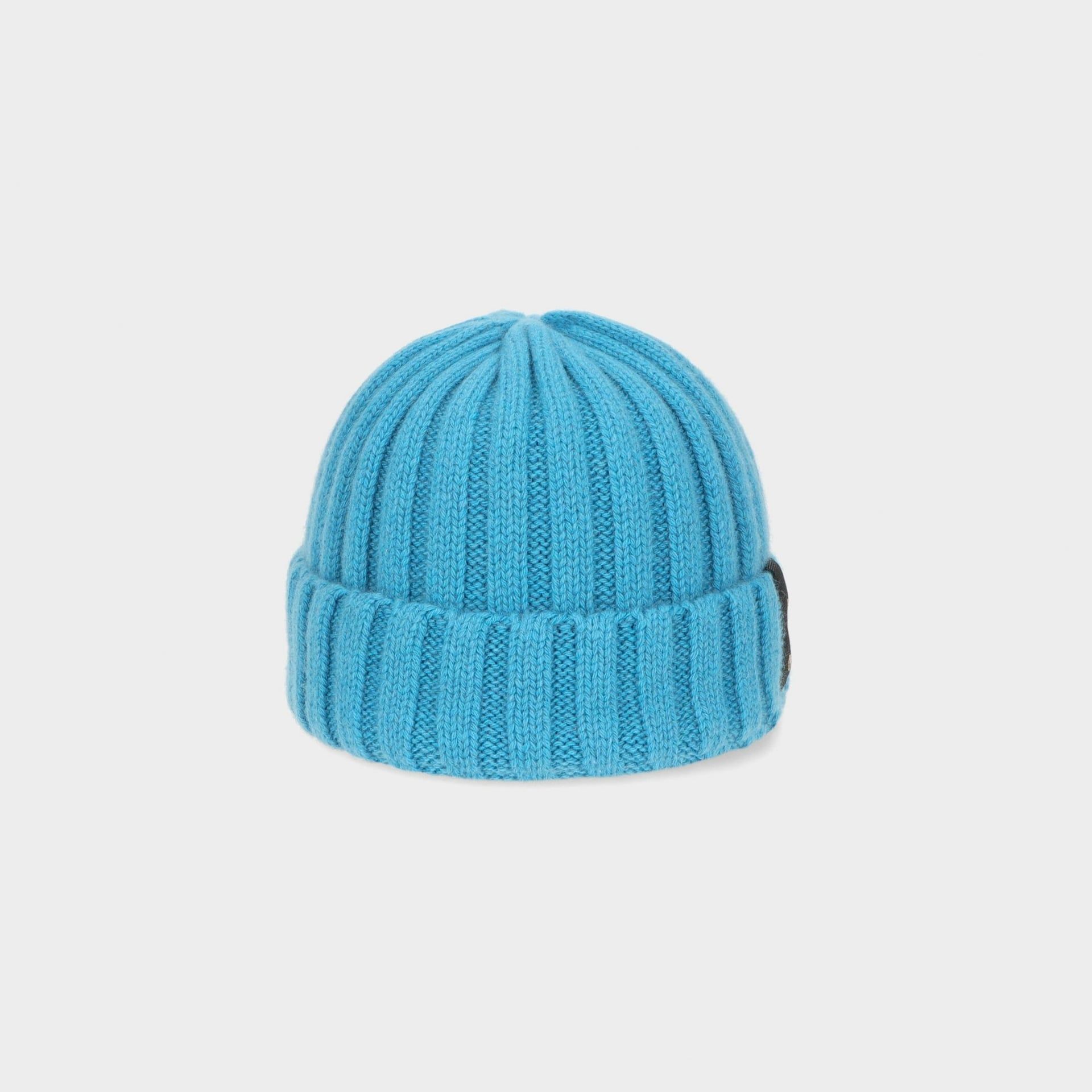 BORSALINO Berretto Hill Beanie Cashmere Blu Dresda  13353EWS-M192