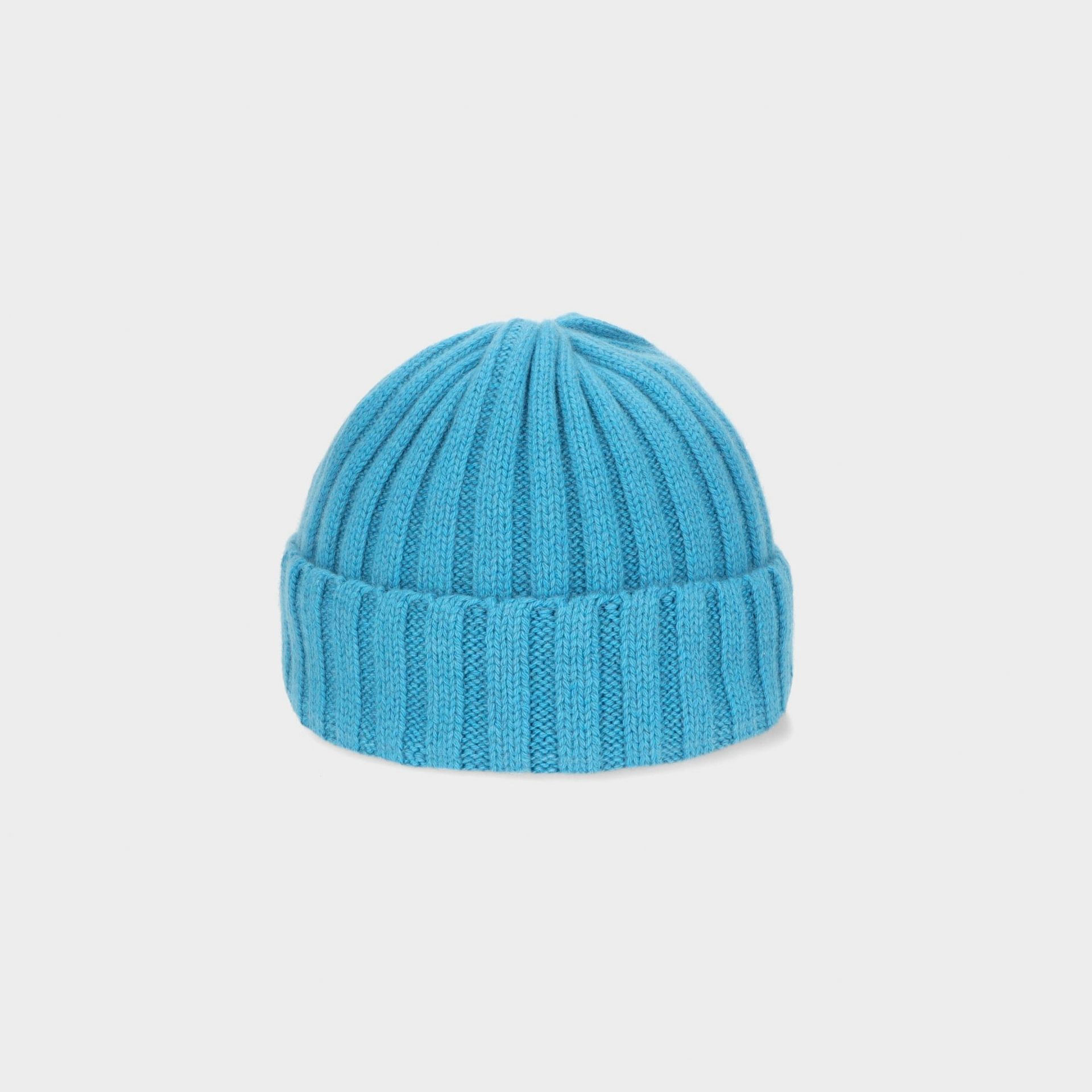 BORSALINO Berretto Hill Beanie Cashmere Blu Dresda  13353EWS-M192