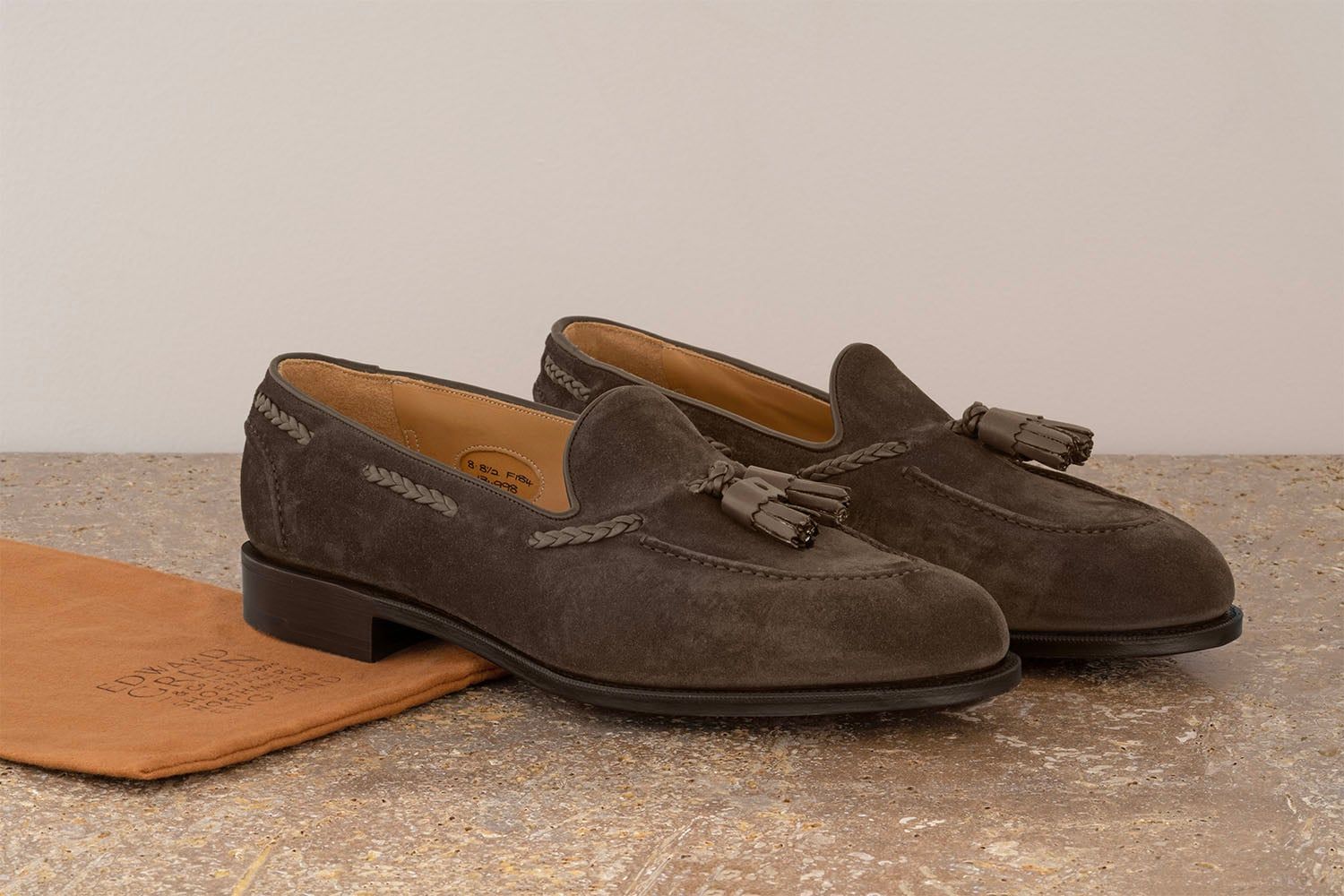 EDWARD GREEN Belgravia - Mocassino Con Nappine - Mocca  BELGRAVIA