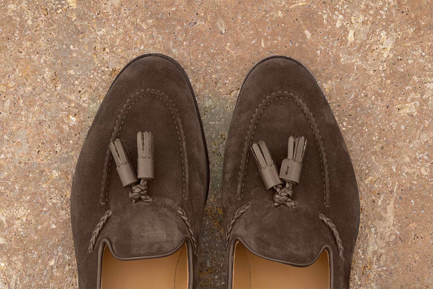 EDWARD GREEN Belgravia - Mocassino Con Nappine - Mocca  BELGRAVIA