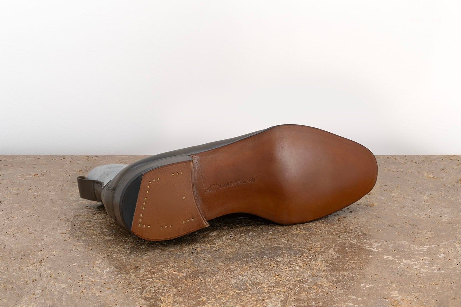 EDWARD GREEN Galway - Stivaletto Con Stringhe - Bronze Antique/Flannel  GALWAY