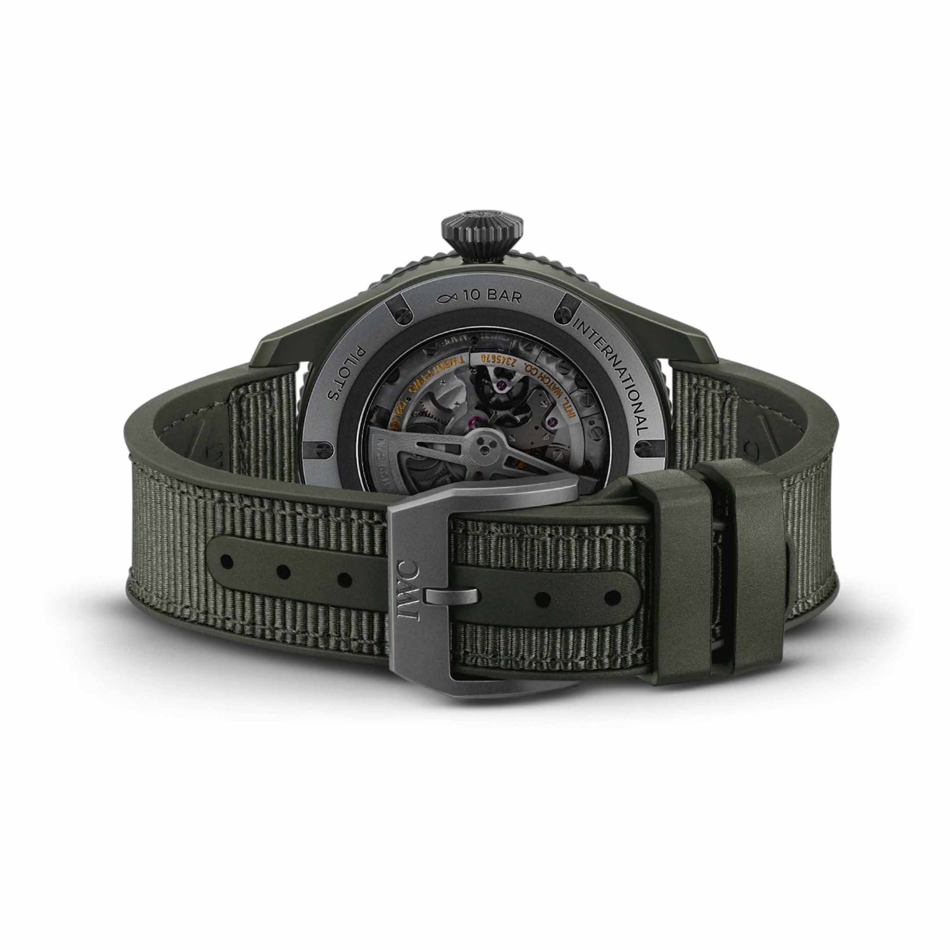 IWC Schaffhausen Pilot’s Watch Timezoner TOP GUN Woodland 46 MM IW395601